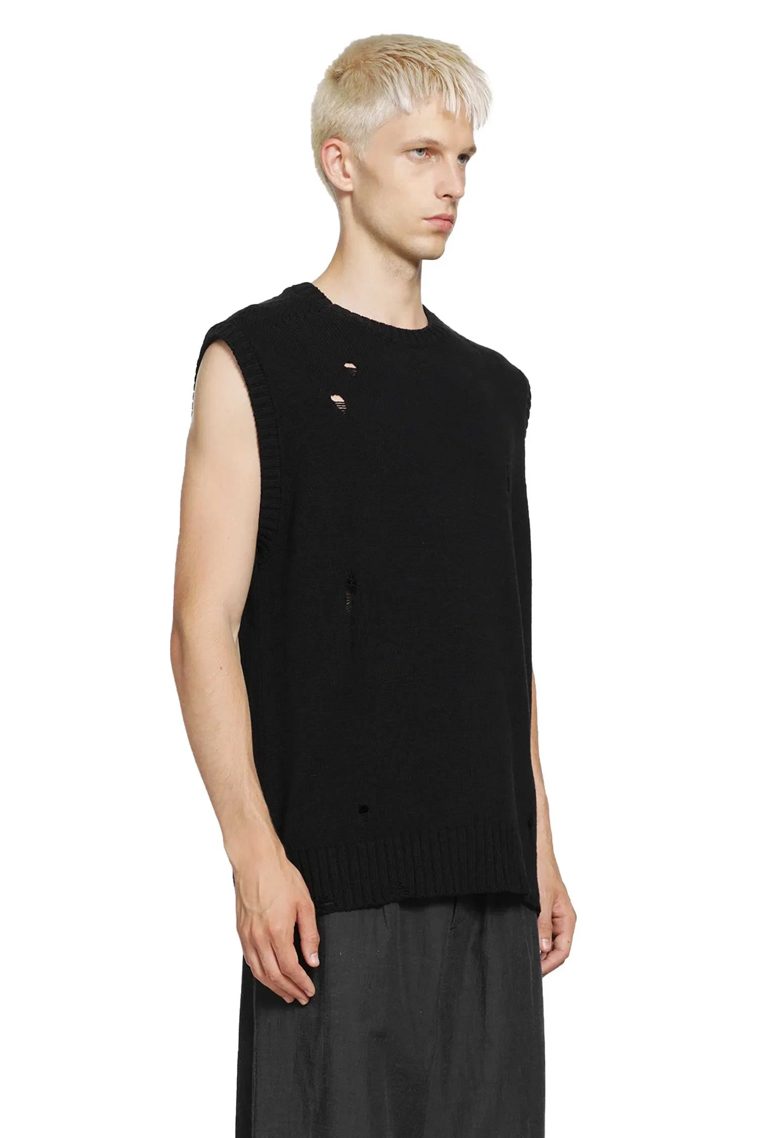 Undercover Distressed Knitted Vest