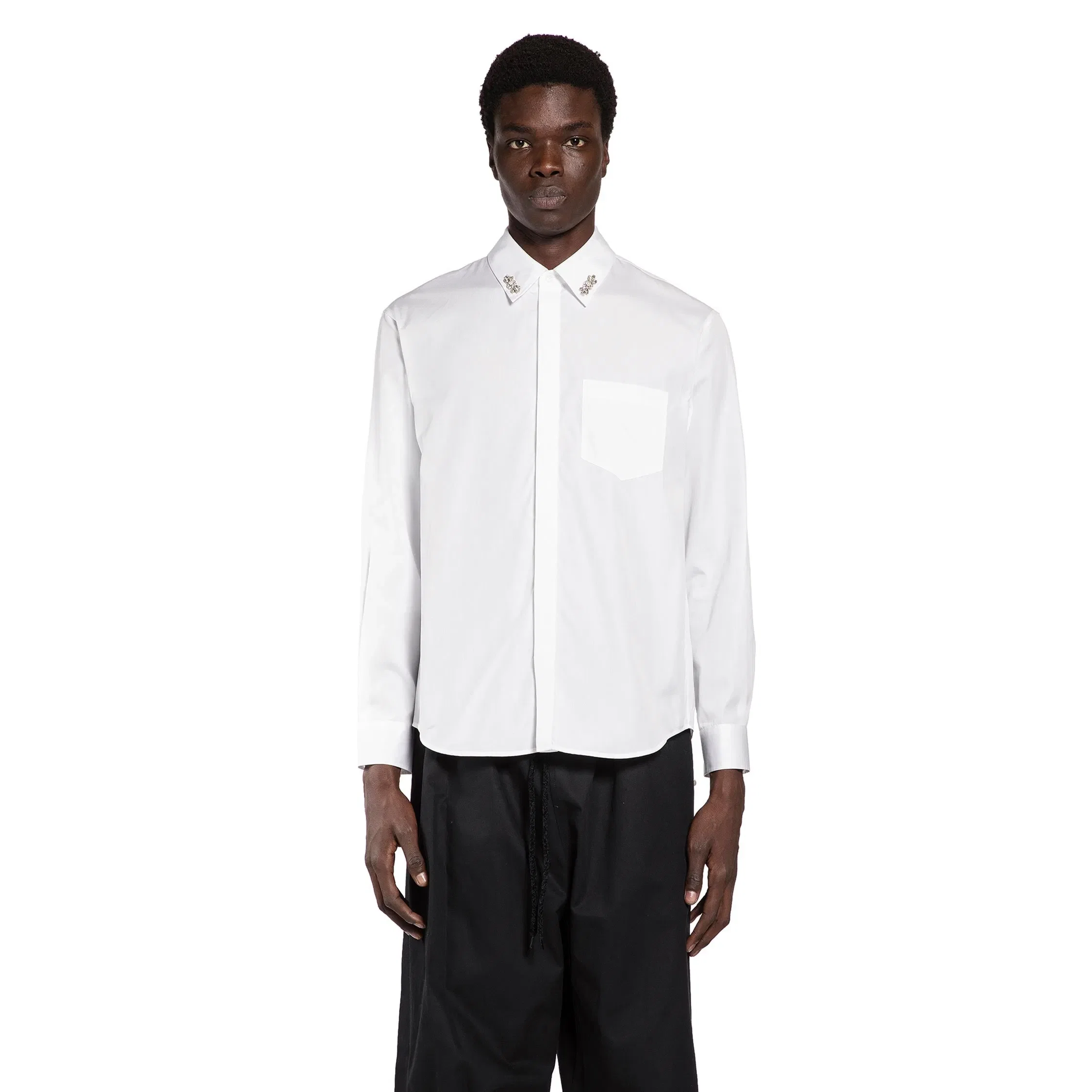 Simone Rocha Classic Shirt with Embroidery