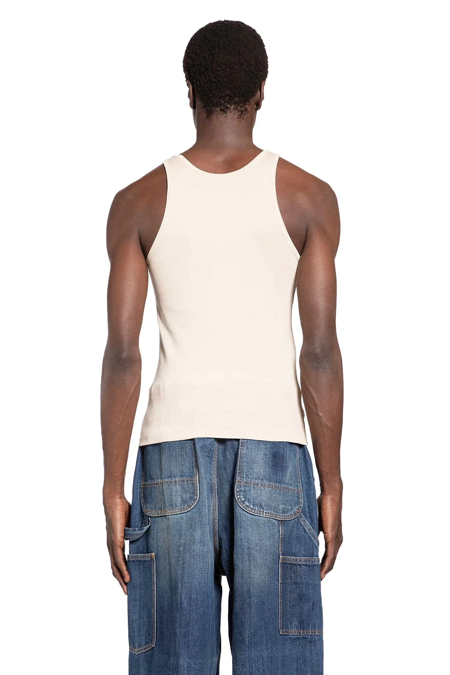 Maison Margiela Ribbed Jersey Tank Top