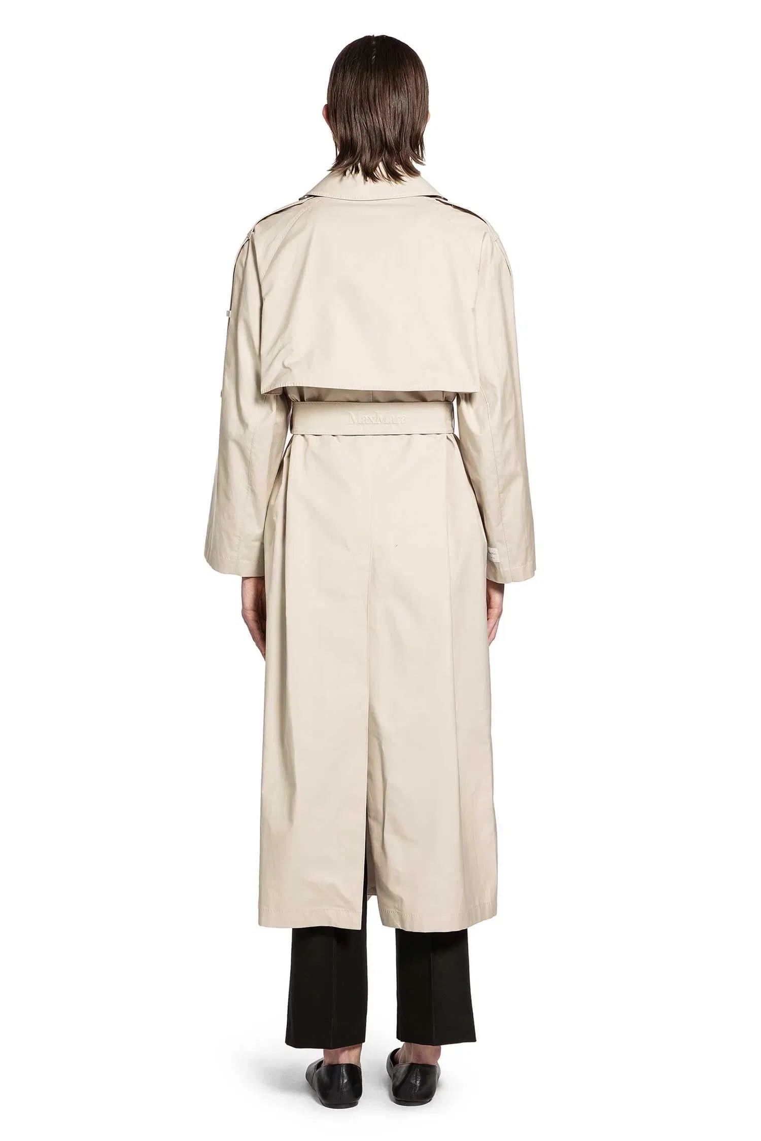 'S Max Mara Wide Water-repellent Twill Trench Coat
