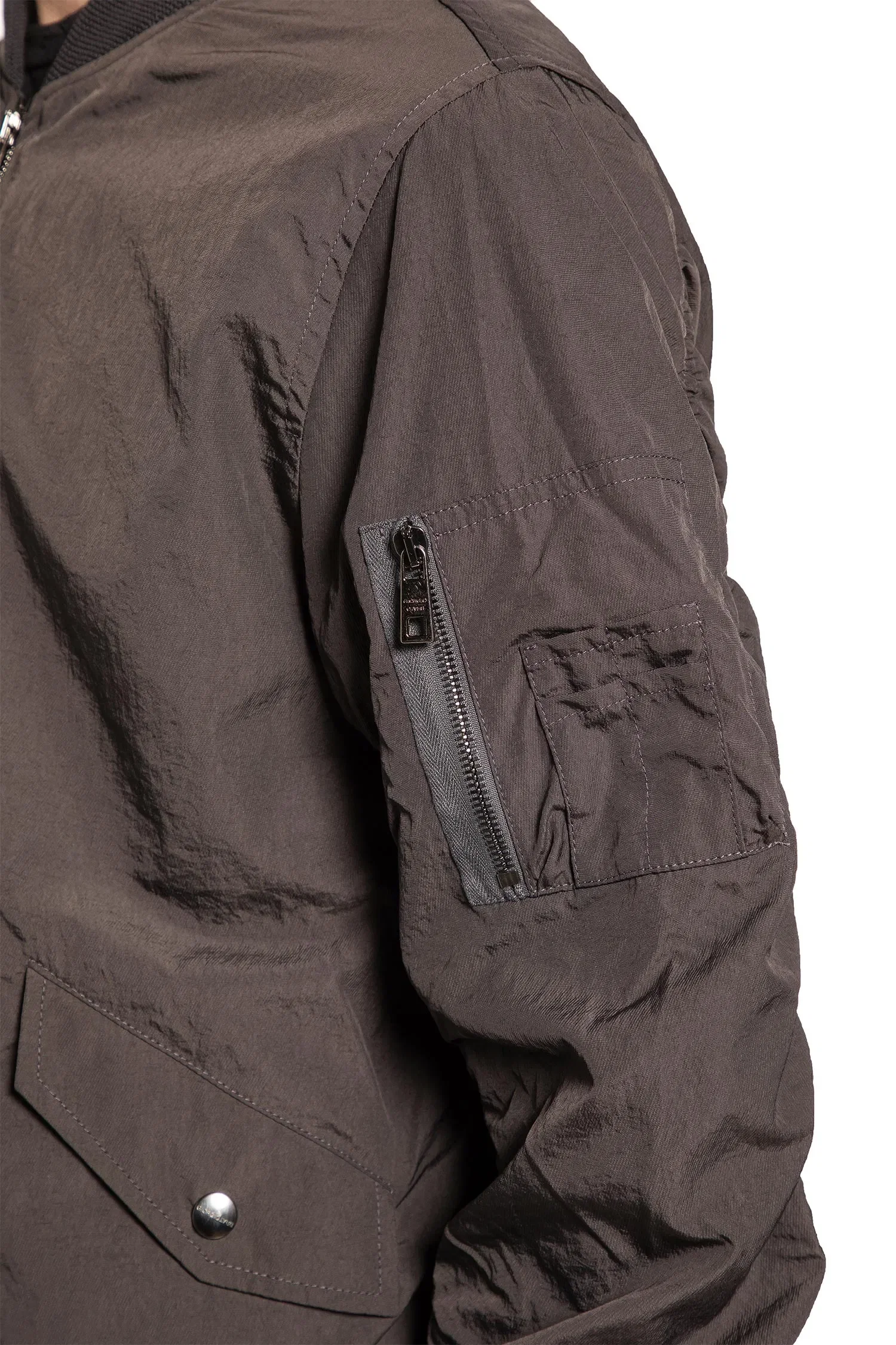 Giorgio Brato Gathered Nylon Blazer