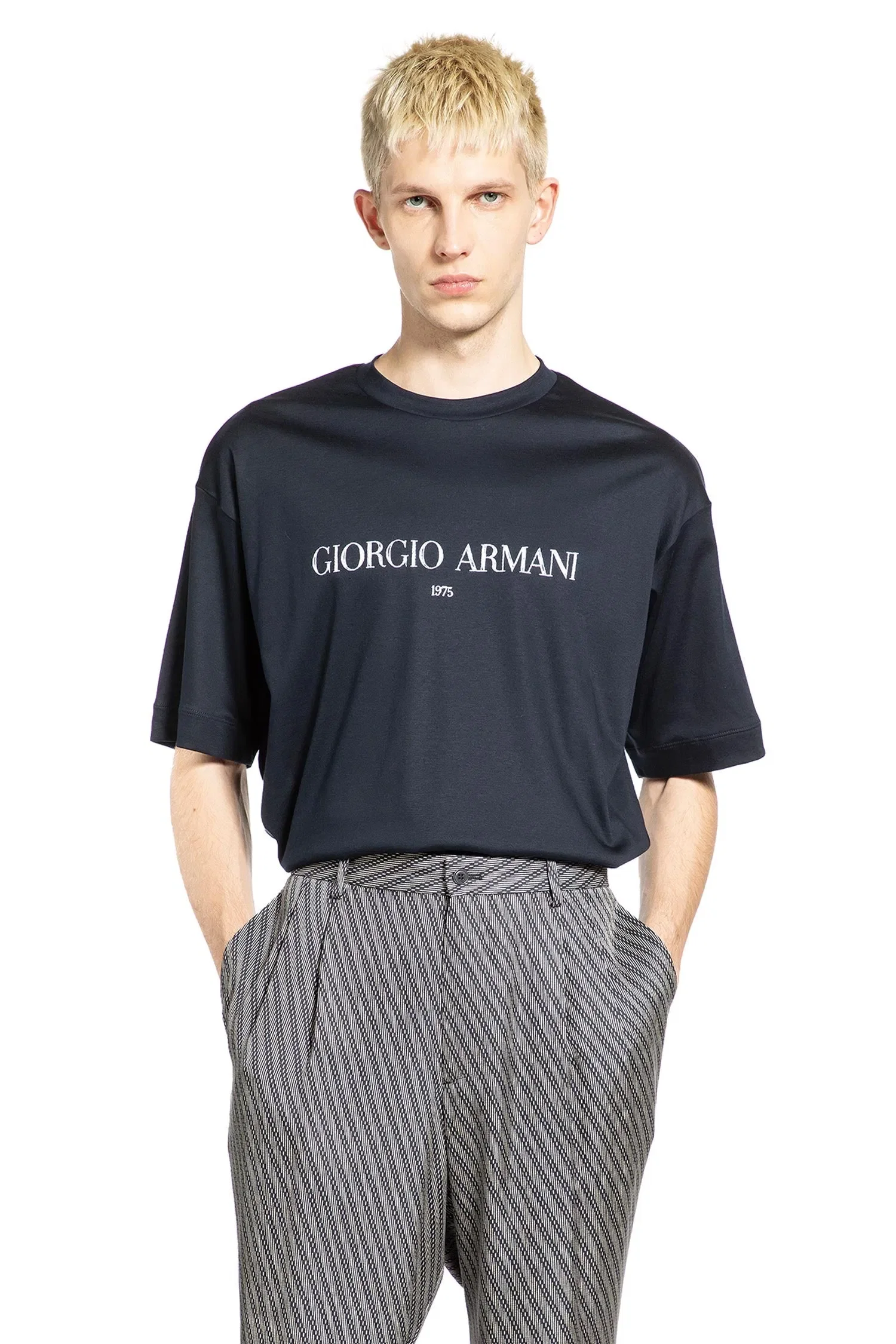 Giorgio Armani Cotton Interlock Jersey T-Shirt