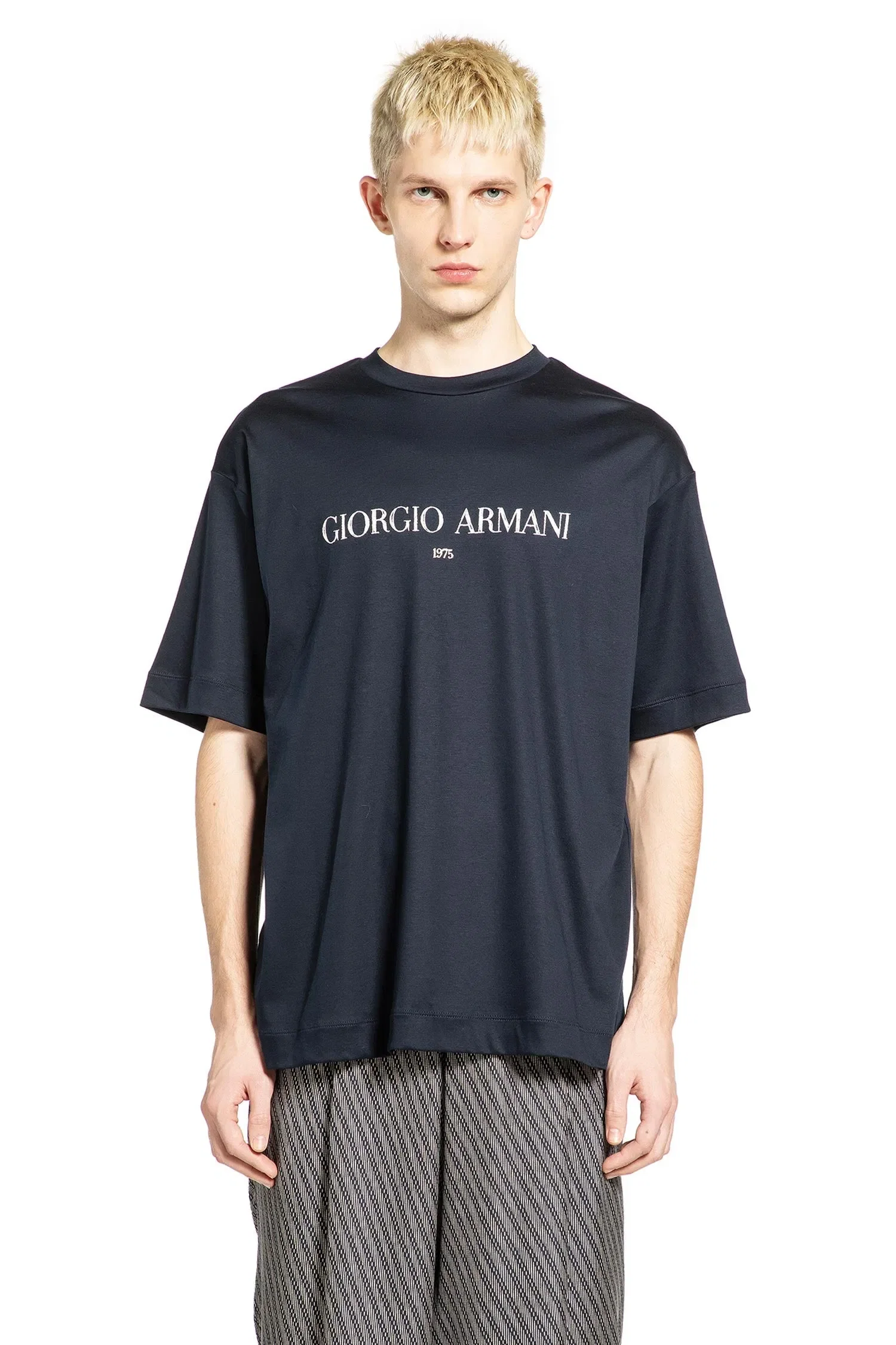 Giorgio Armani Cotton Interlock Jersey T-Shirt