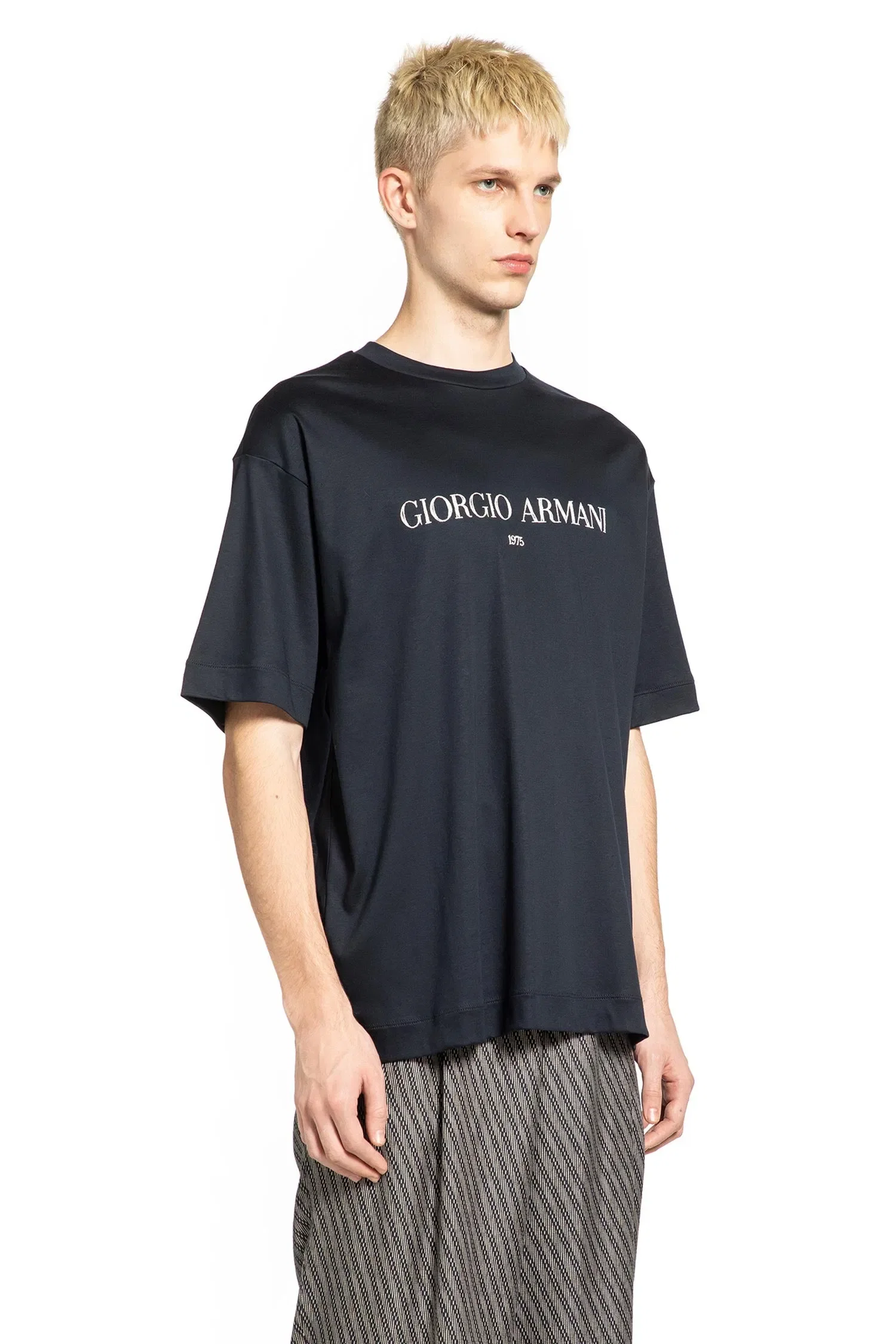 Giorgio Armani Cotton Interlock Jersey T-Shirt