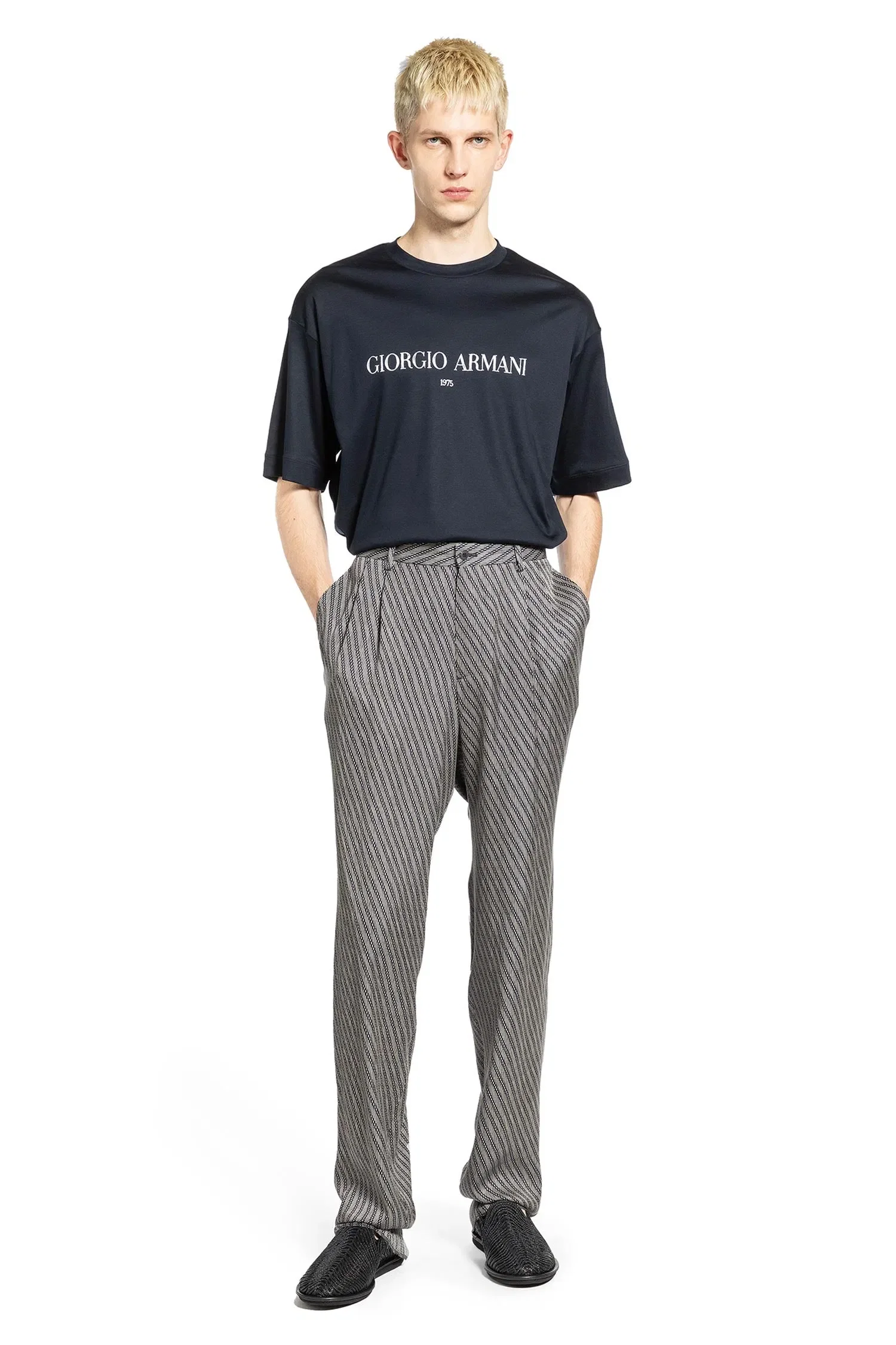 Giorgio Armani Cotton Interlock Jersey T-Shirt