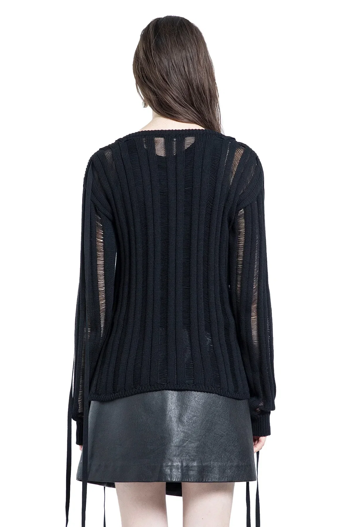 Ann Demeulemeester Gala Ladder Stitch Sweater