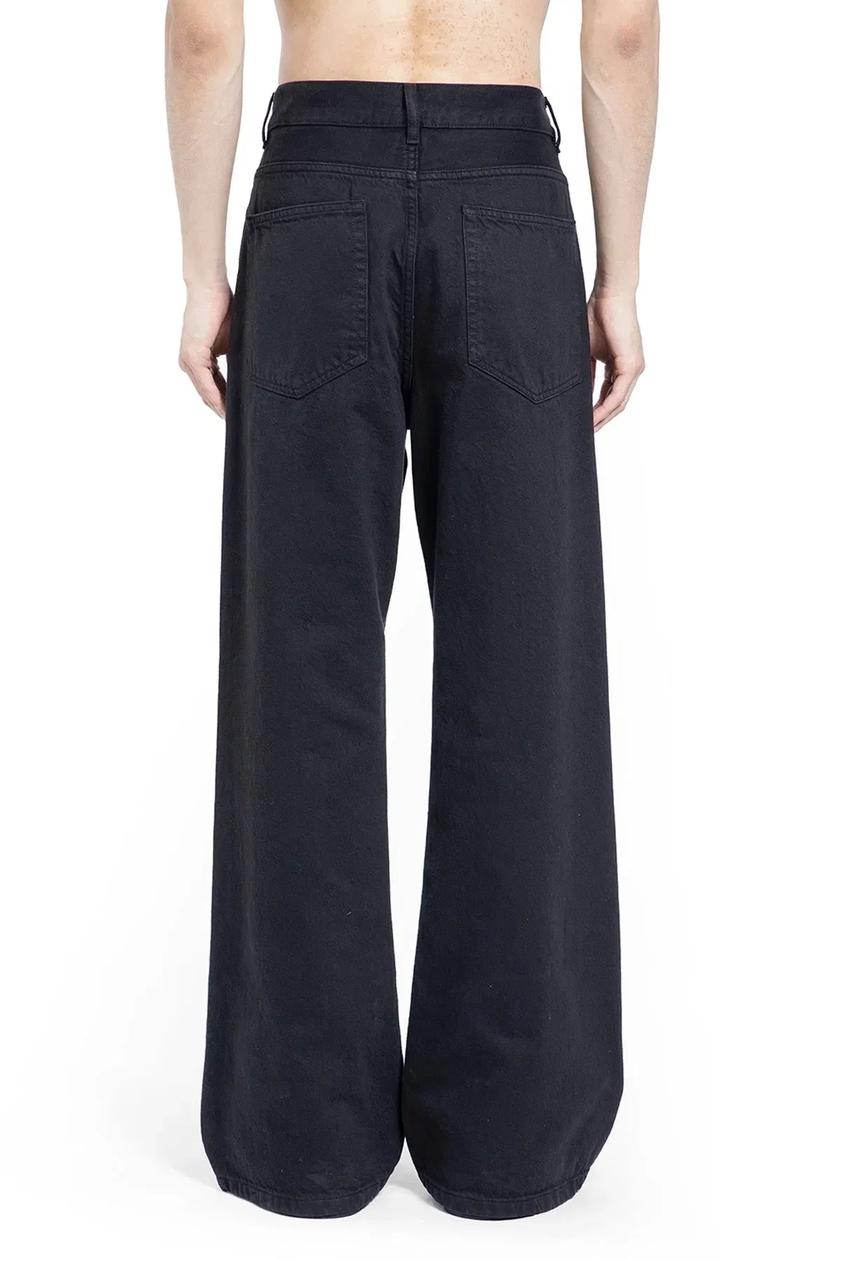 Ann Demeulemeester Modest 5 Pockets Relaxed Flared Trousers