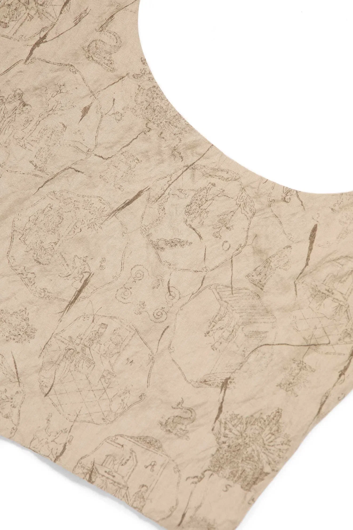 Ziggy Chen Digital Print Sailor Scarf