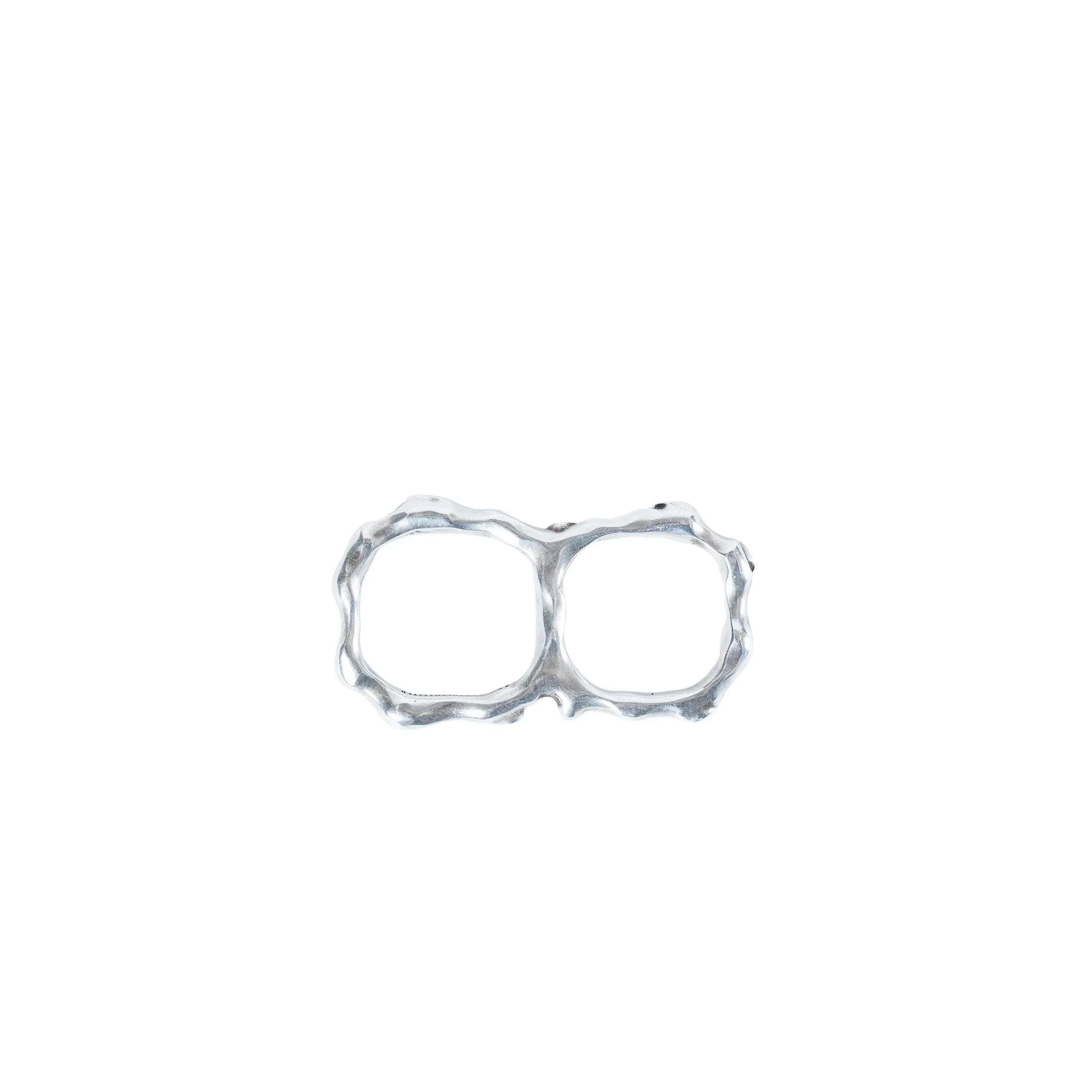 Ann Demeulemeester Lenja Futuristic Fine Thorn Double Ring