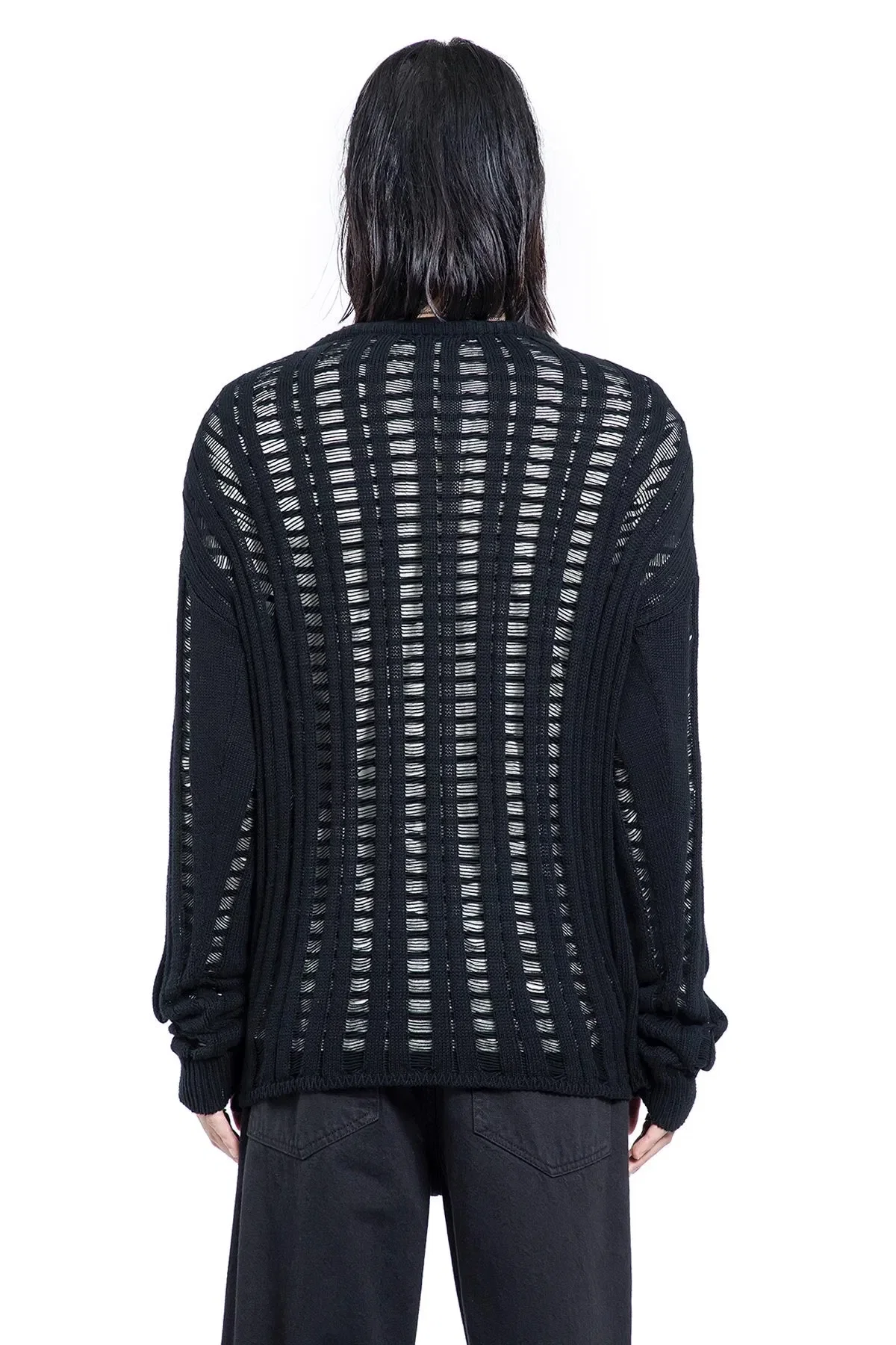 Ann Demeulemeester Danial Ladder Stitch Sweater