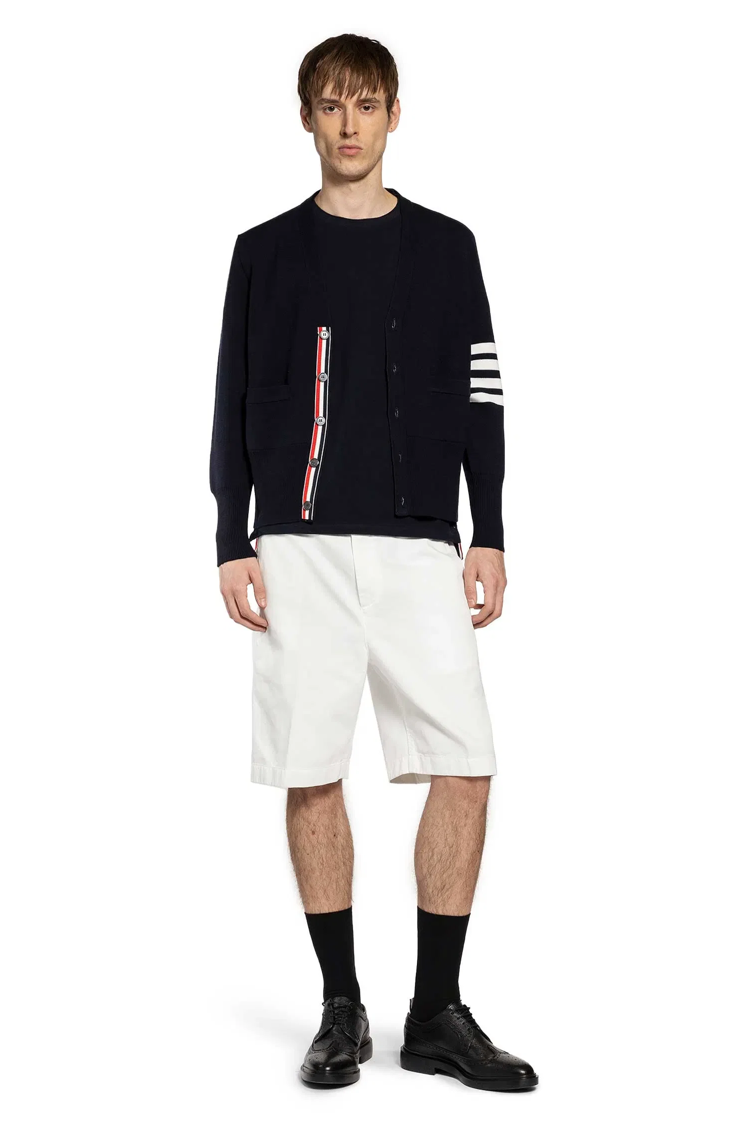 Thom Browne Utility Chinos in Garment Dyed Cotton Twill