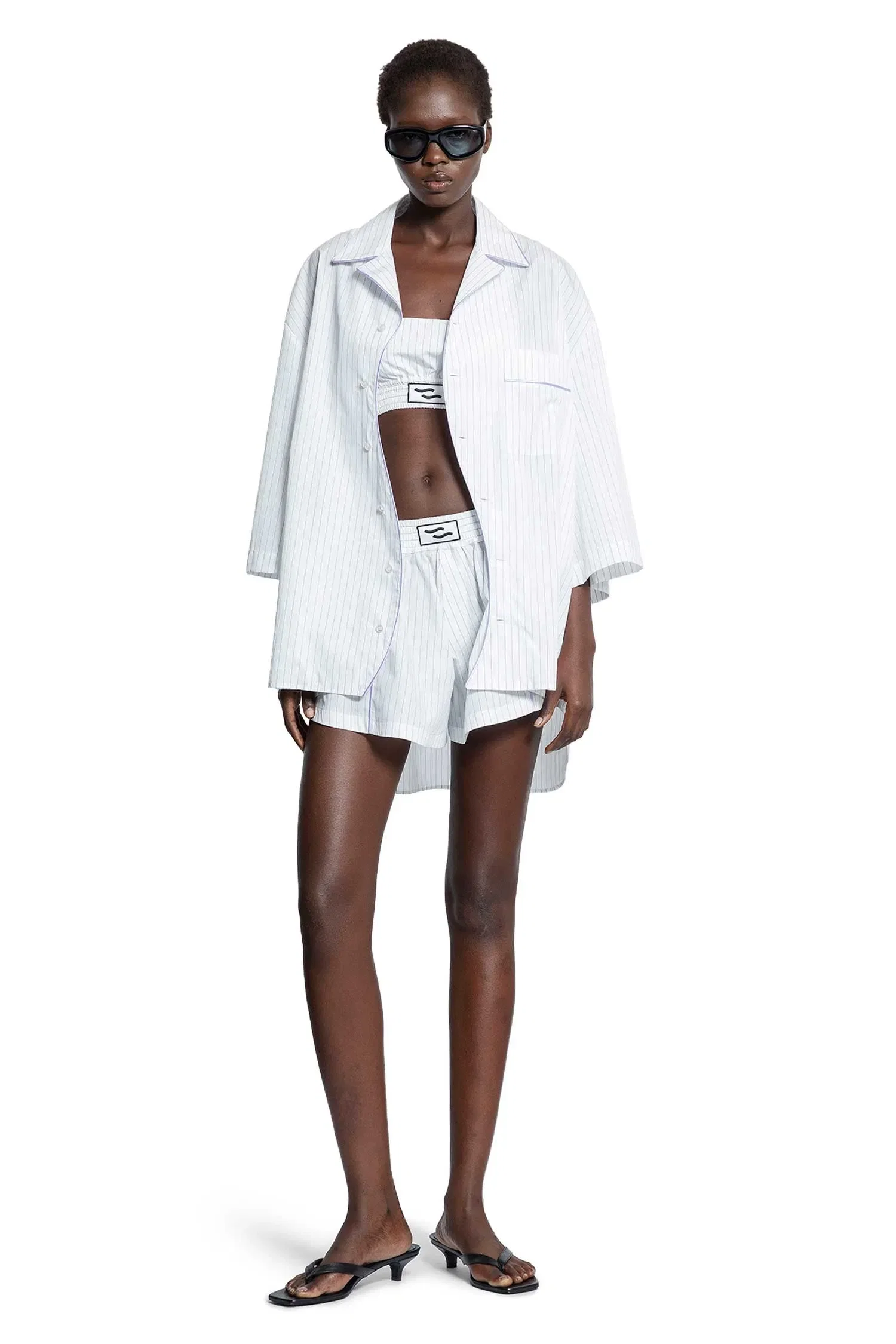 Ssheena Baseball Stripped Shirt