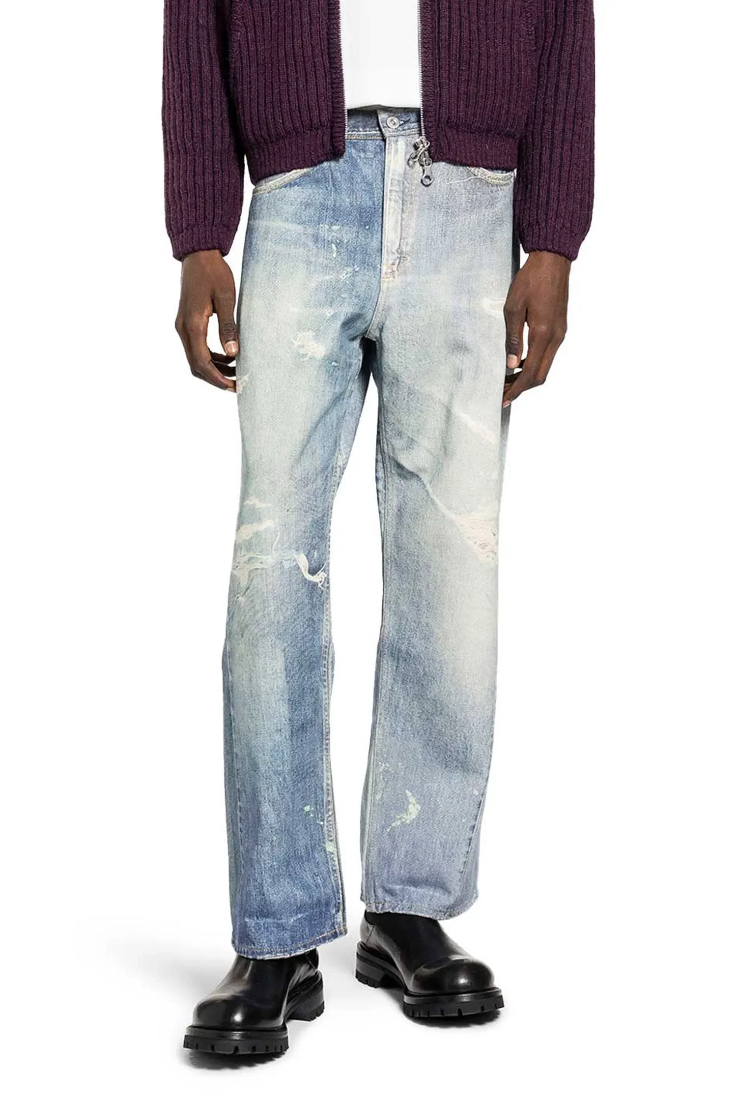 OUR LEGACY Digital Denim Print Third Cut Jeans