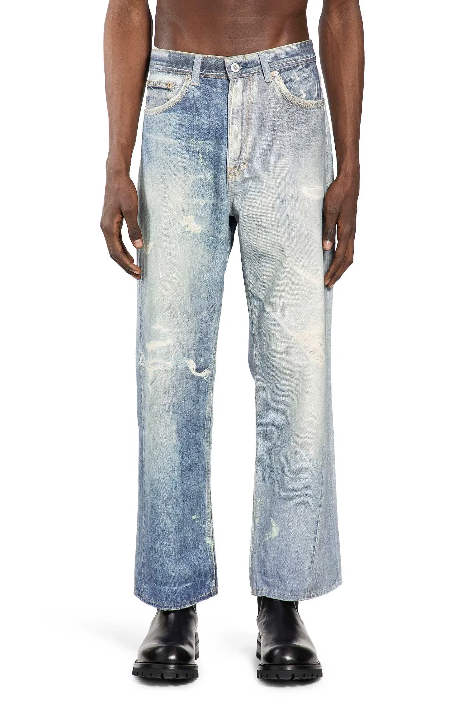 OUR LEGACY Digital Denim Print Third Cut Jeans