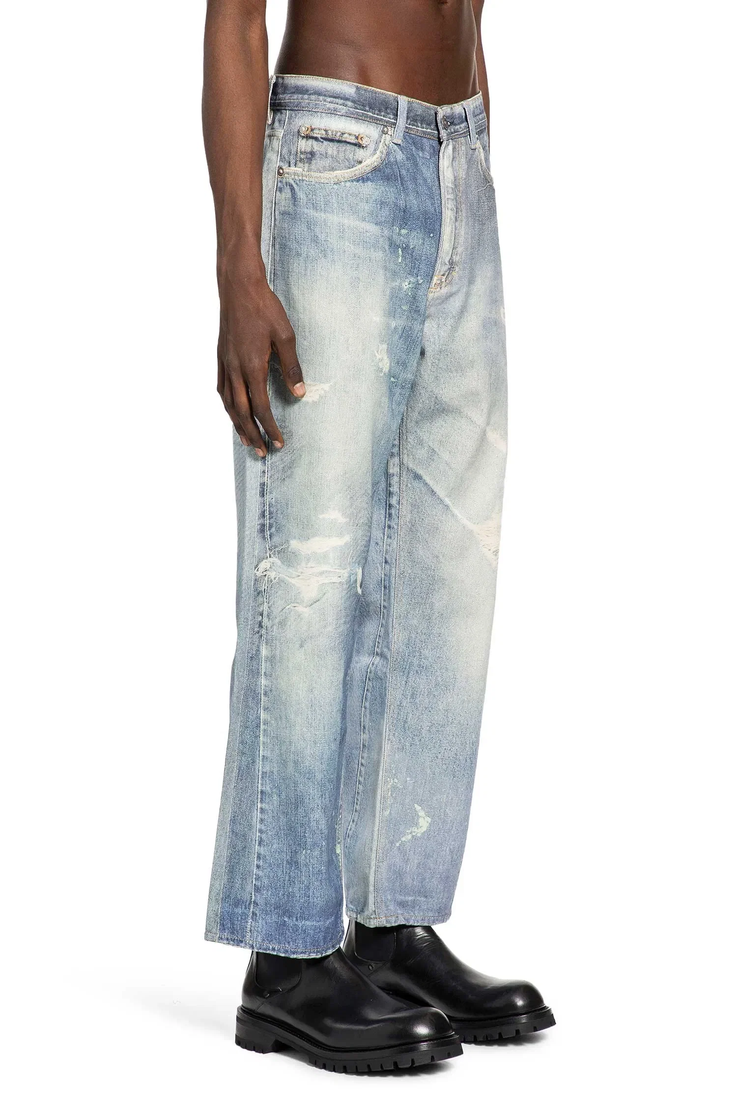 OUR LEGACY Digital Denim Print Third Cut Jeans