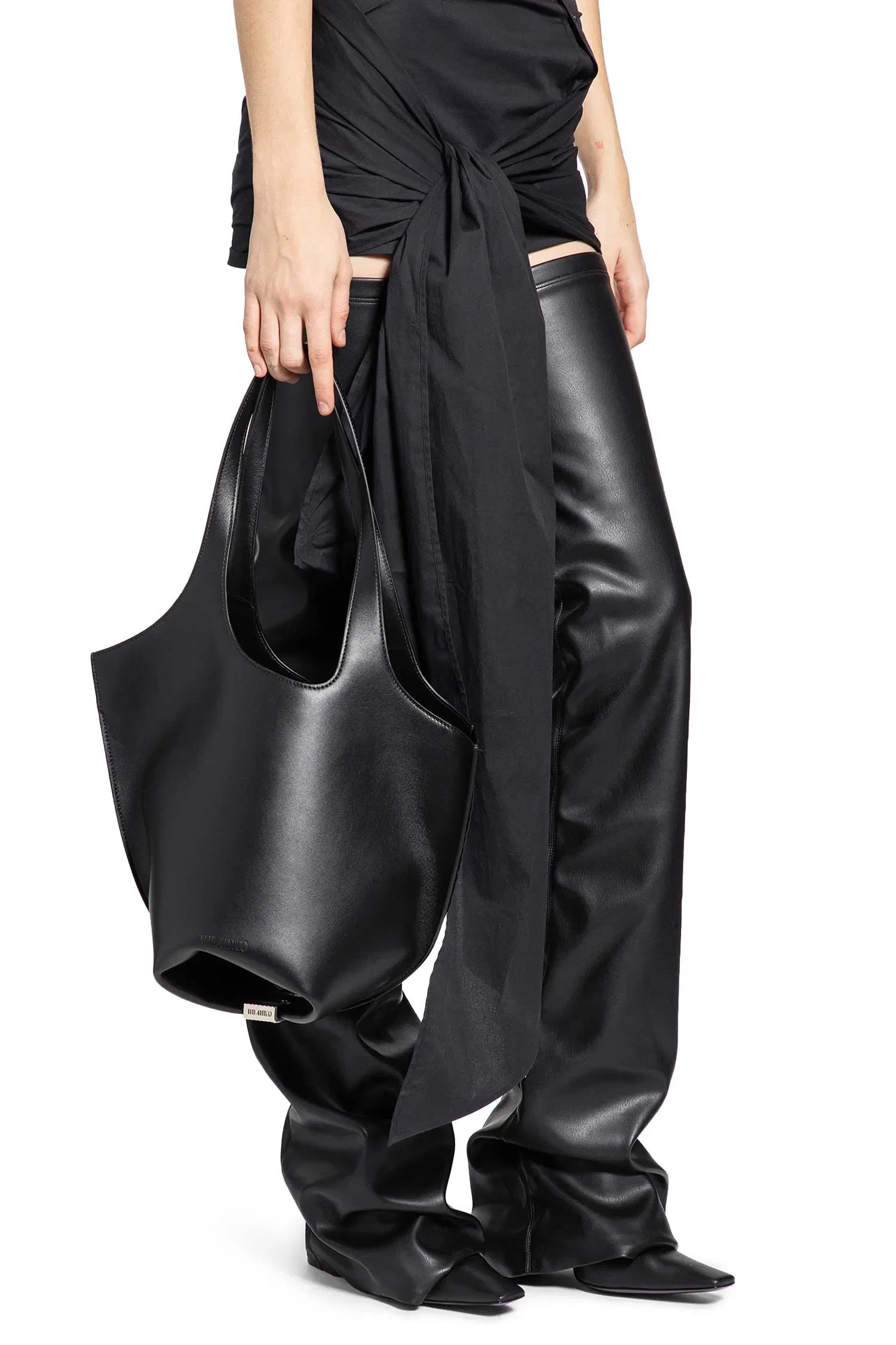 The Attico La Scoop Medium Shoulder Bag