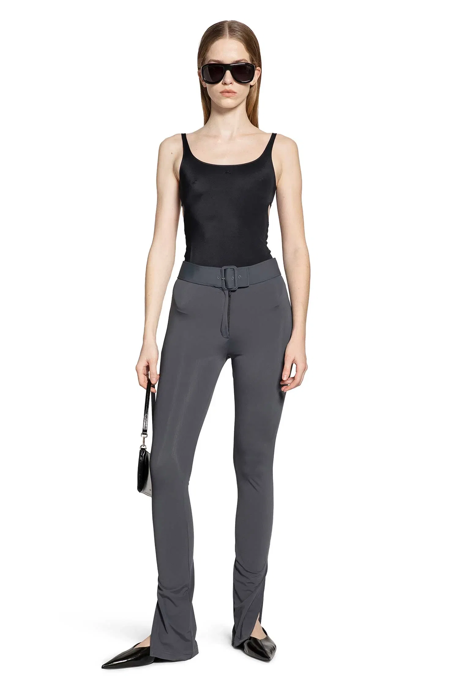 Courrèges Panties Buckle Tech Jersey Trousers