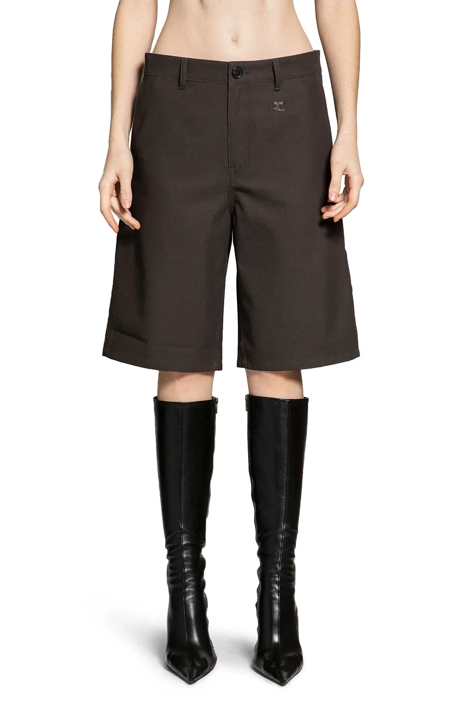 Courrèges Hammer Cotton Shorts
