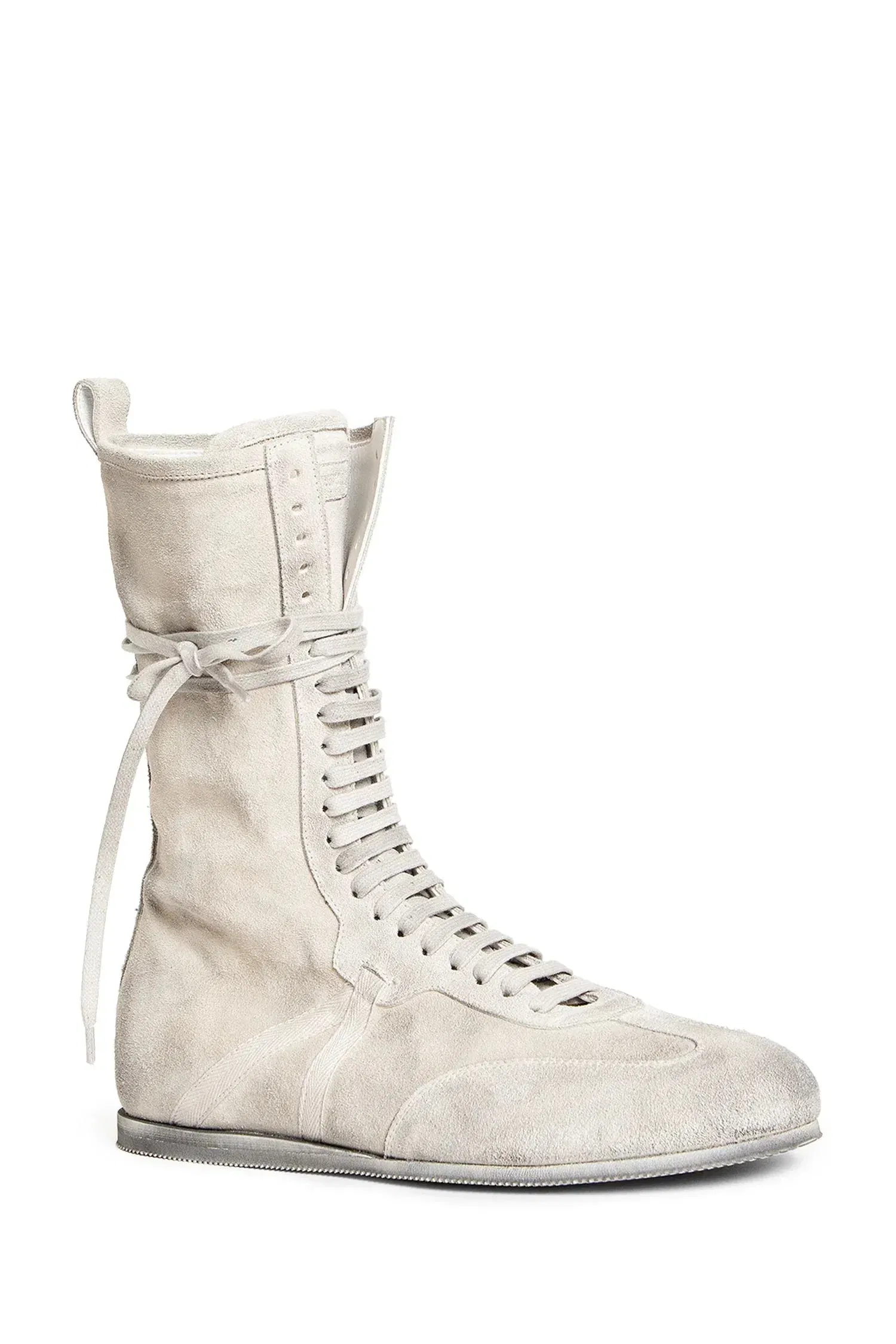 Ann Demeulemeester Fides High-Top Boxing Sneakers