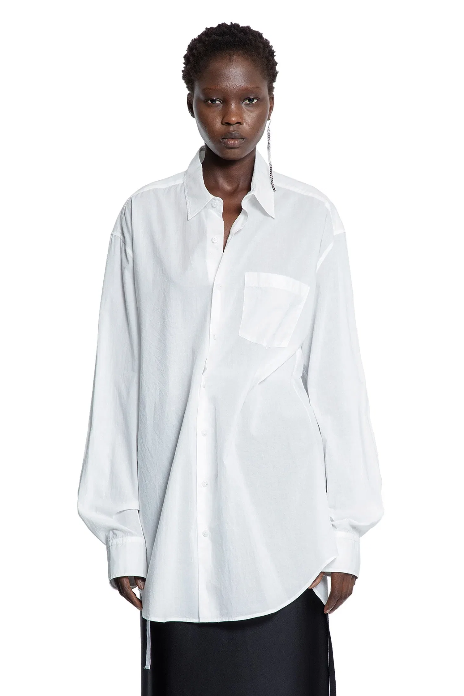 Ann Demeulemeester Elisabeth Long High Comfort Pocket Shirt