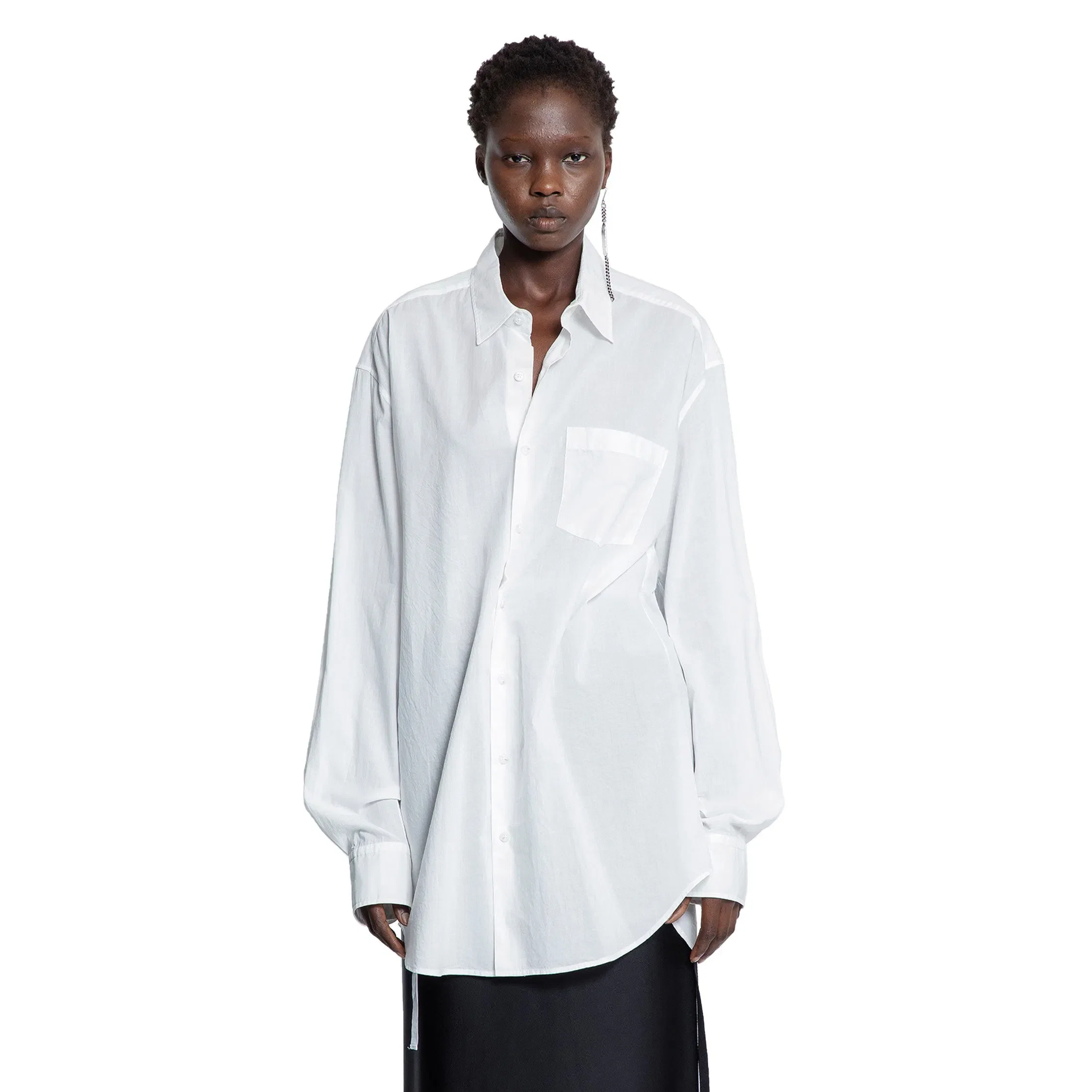 Ann Demeulemeester Elisabeth Long High Comfort Pocket Shirt