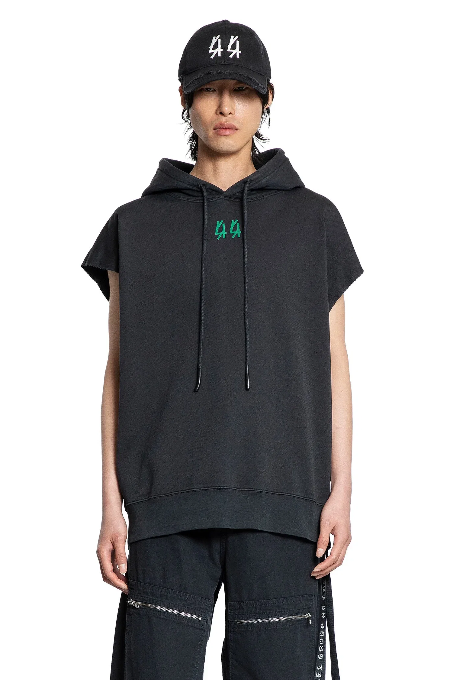 44 LABEL GROUP Xenomorph Sleeveless Hoodie