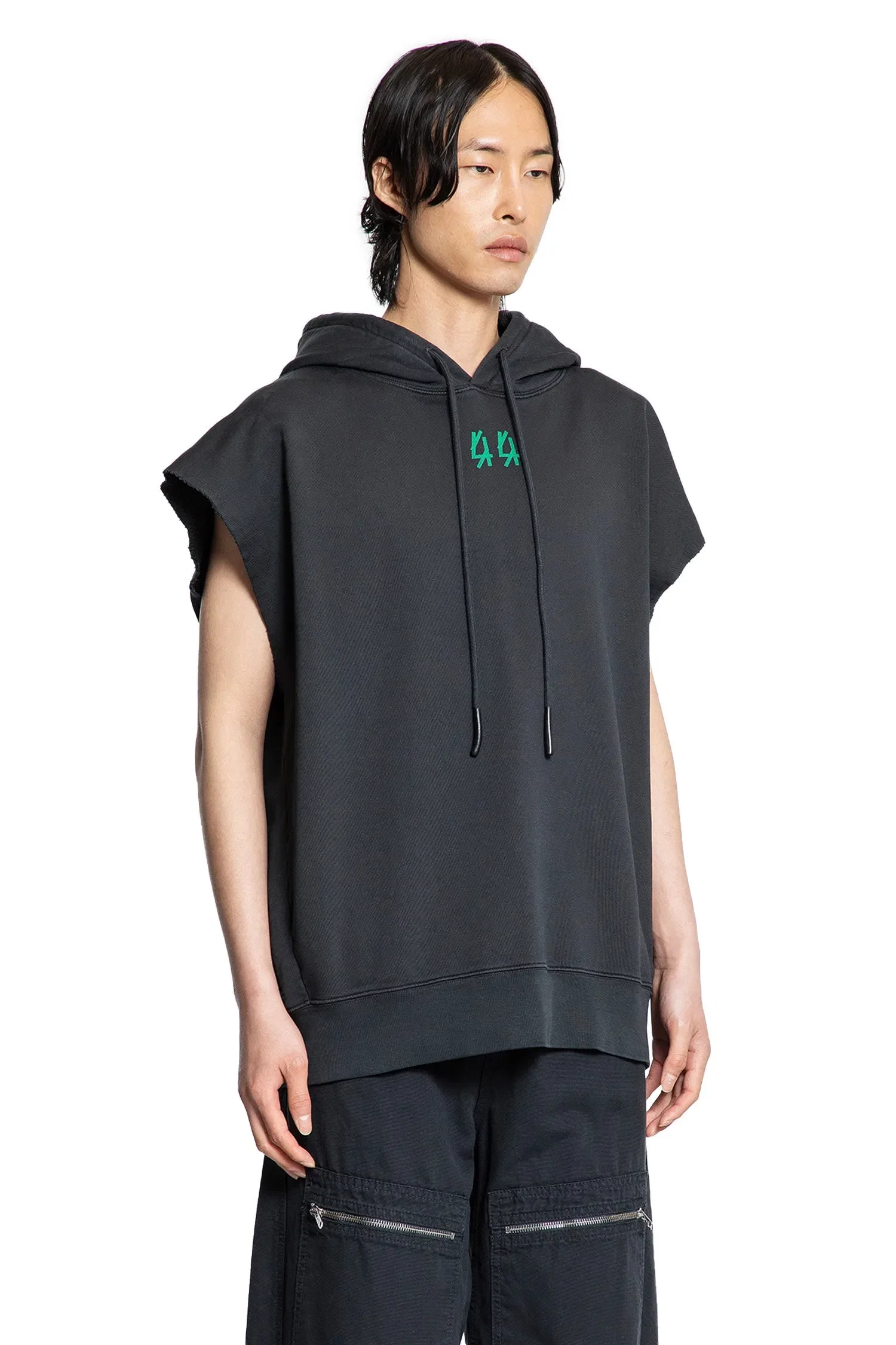 44 LABEL GROUP Xenomorph Sleeveless Hoodie