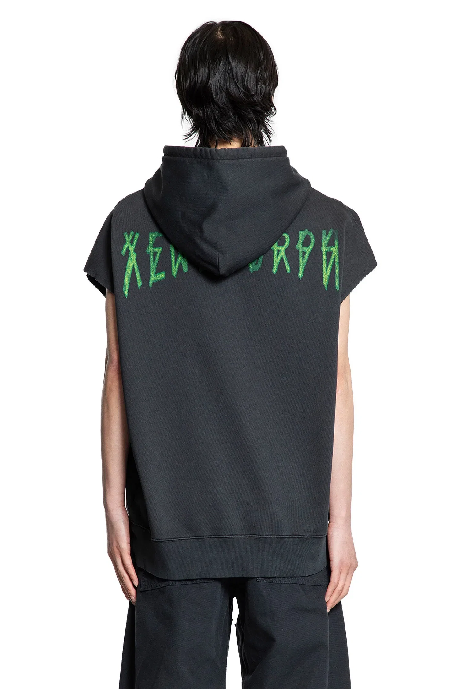 44 LABEL GROUP Xenomorph Sleeveless Hoodie