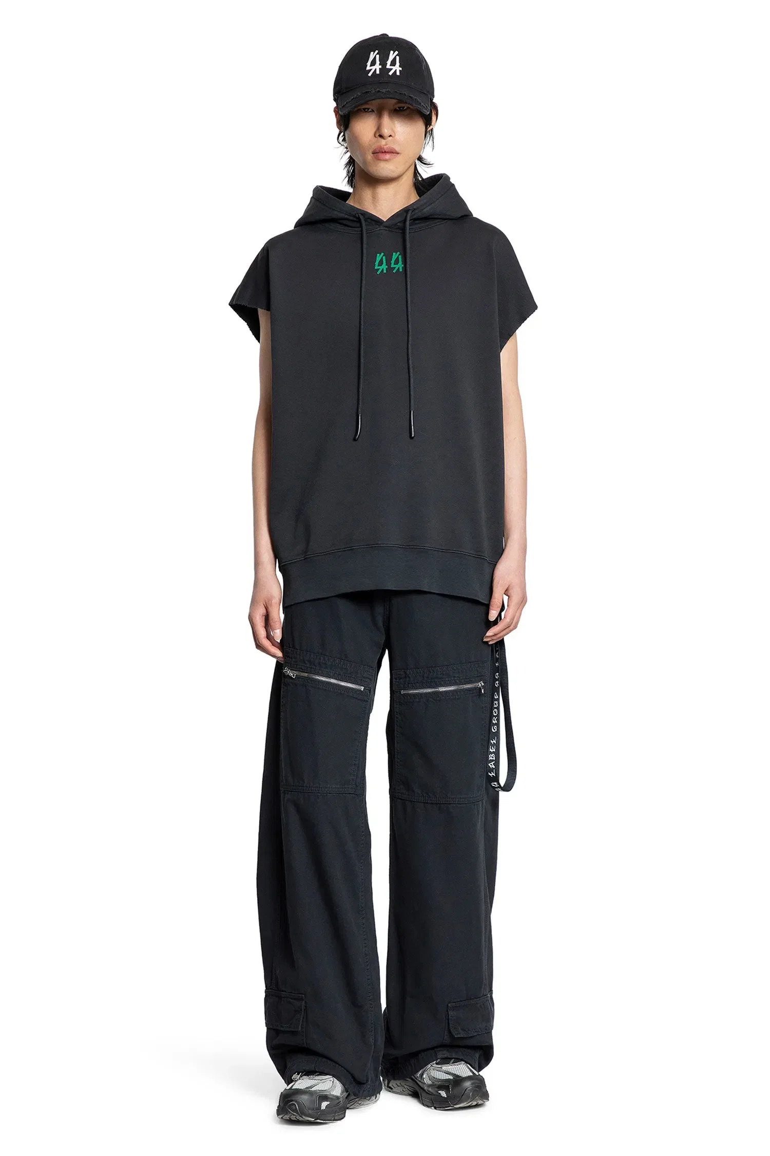 44 LABEL GROUP Xenomorph Sleeveless Hoodie