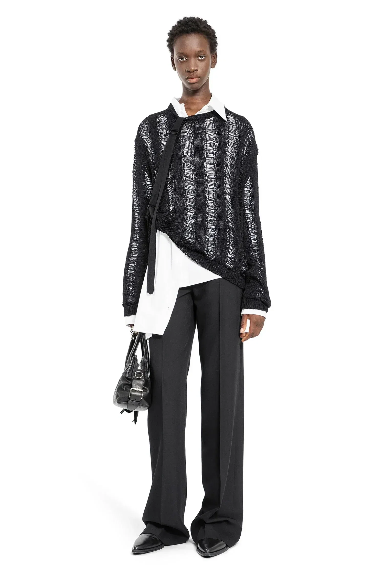 Ann Demeulemeester Maaike Flared Comfort Trousers