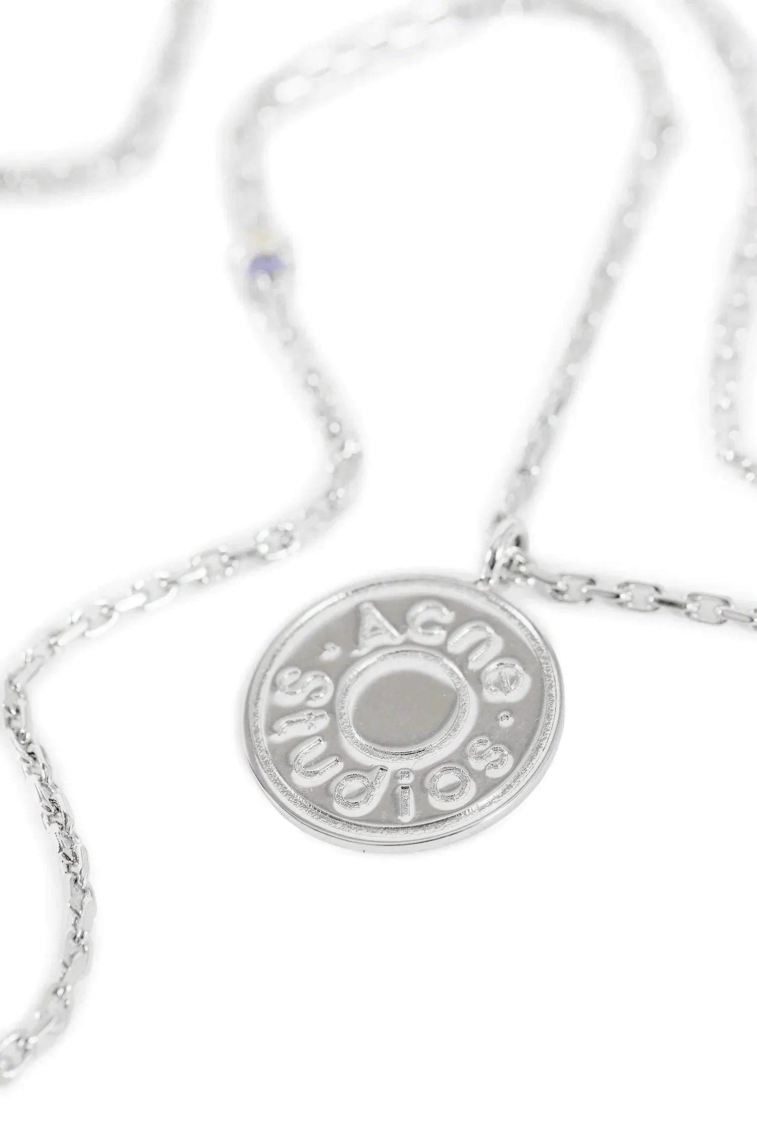 Acne Studios Denim Rivet Necklace