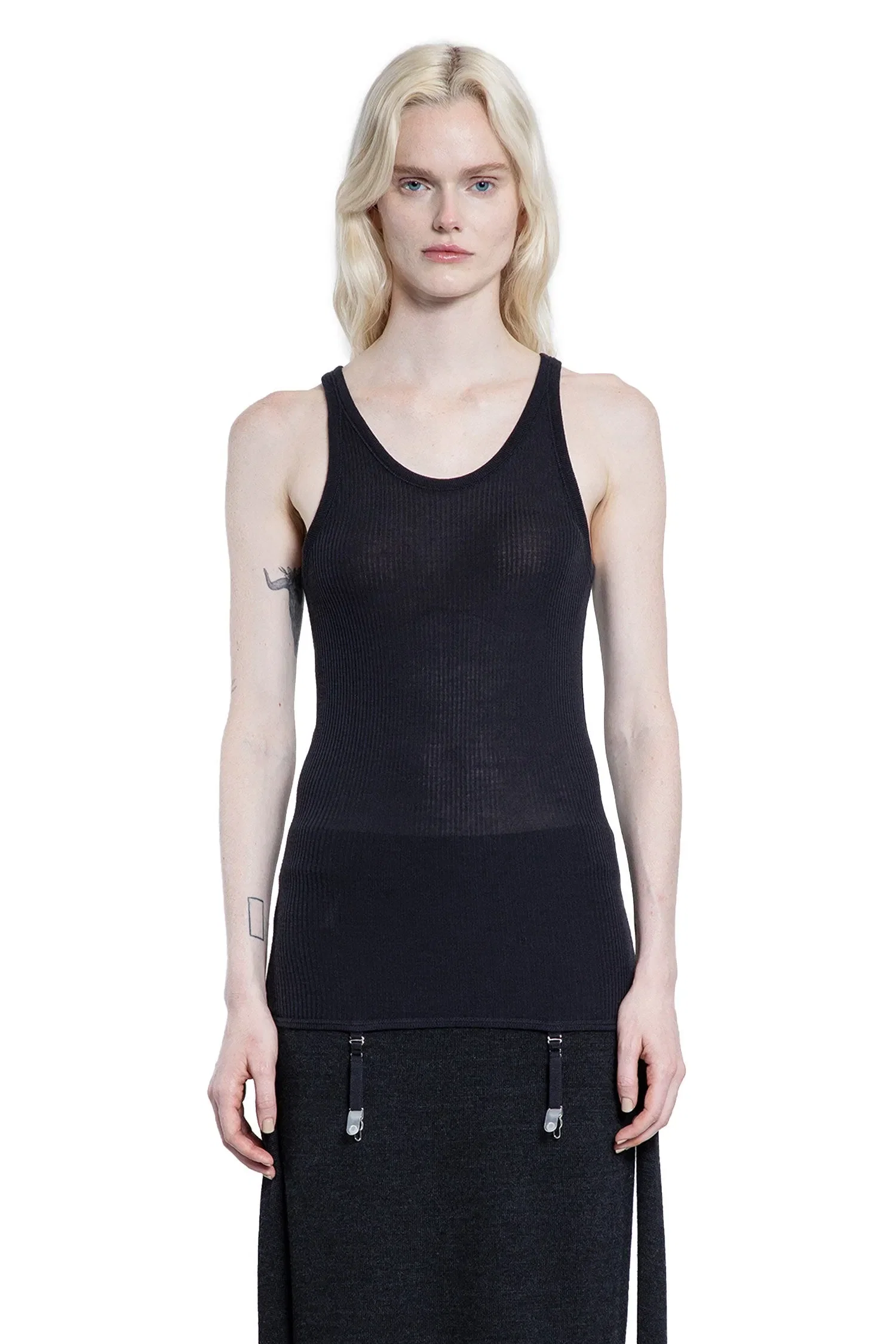 LEMAIRE Sleeveless Tank Top with Suspenders