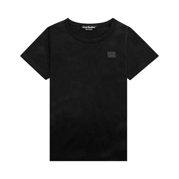 Acne Studios Kids Nash Face T-Shirt Black