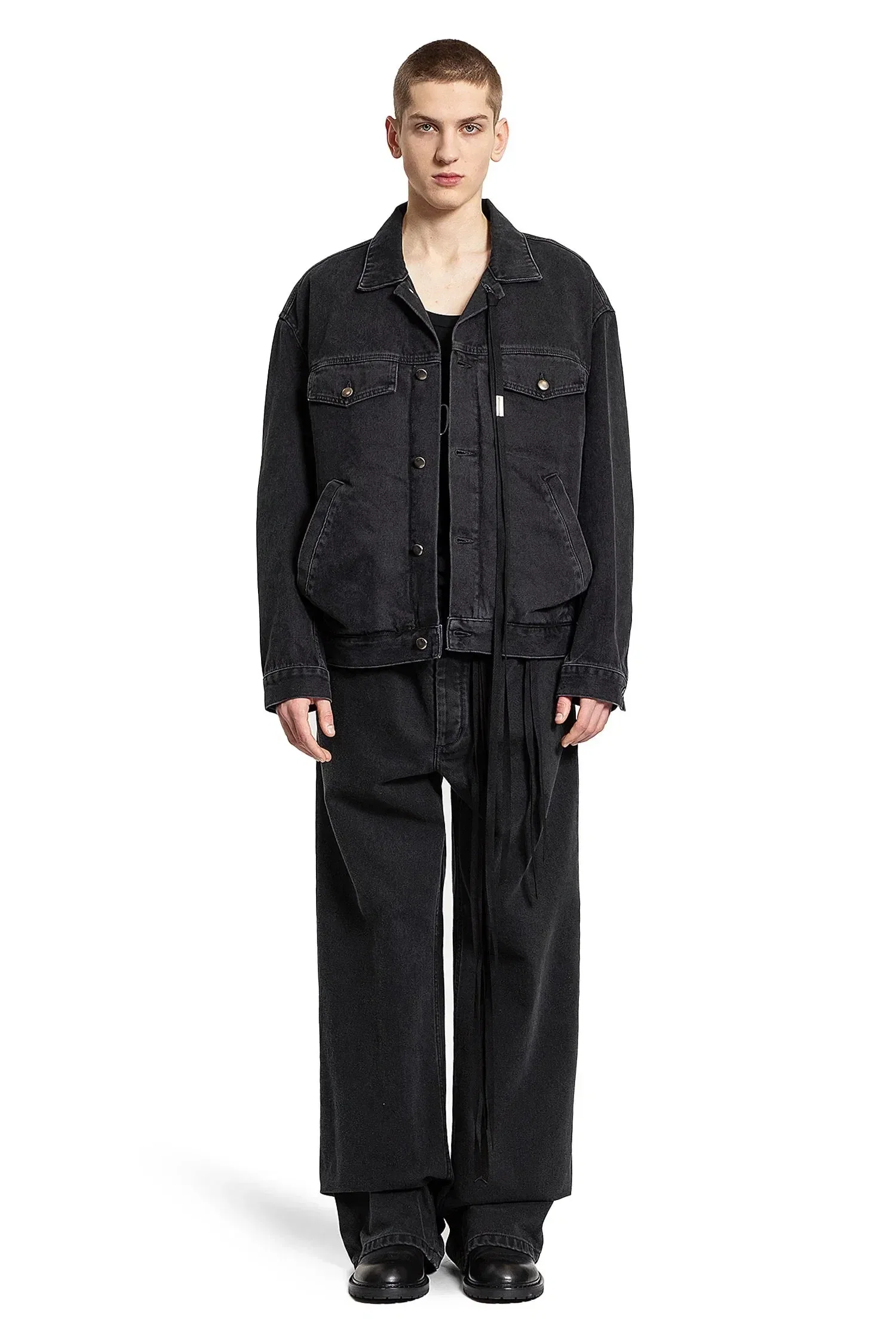 Ann Demeulemeester Patrick High-Comfort Denim Jacket