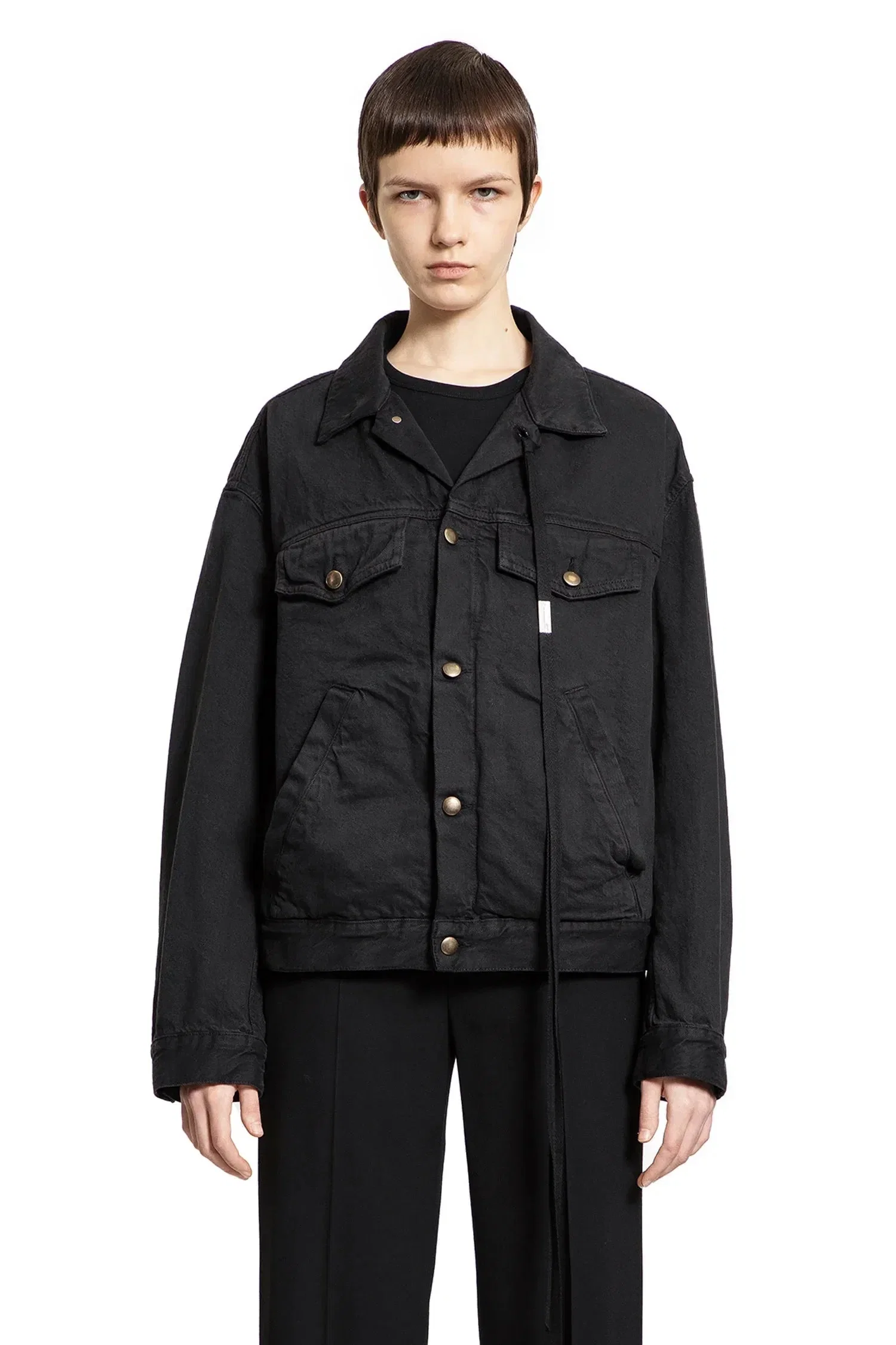 Ann Demeulemeester Marthe 5 Pocket High-Comfort Denim Jacket