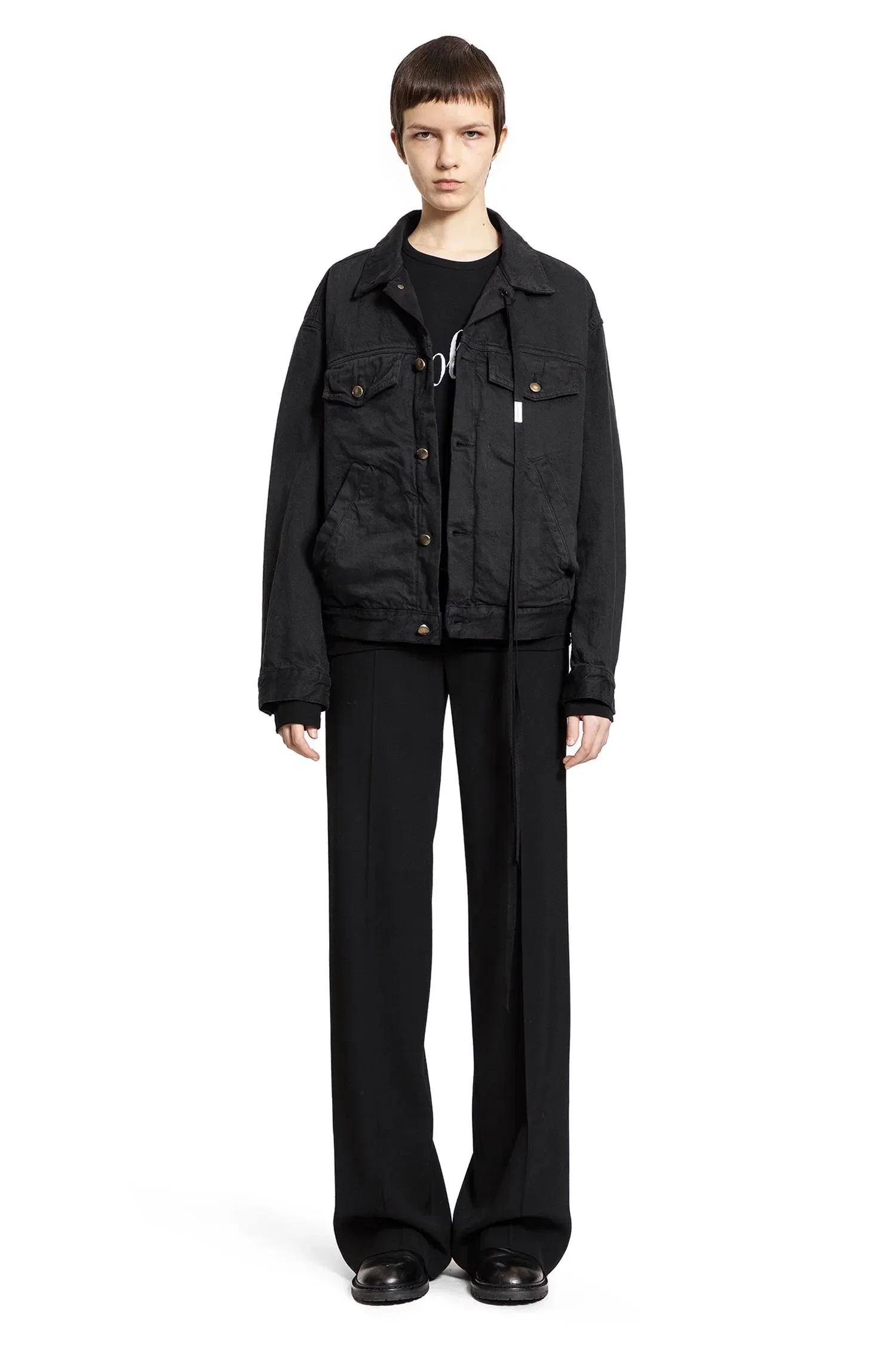 Ann Demeulemeester Marthe 5 Pocket High-Comfort Denim Jacket