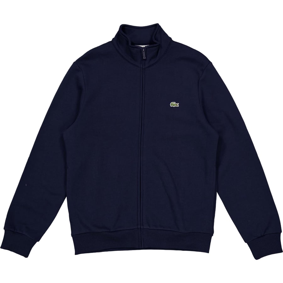 Lacoste Zip-up Sweatshirt Navy Blue