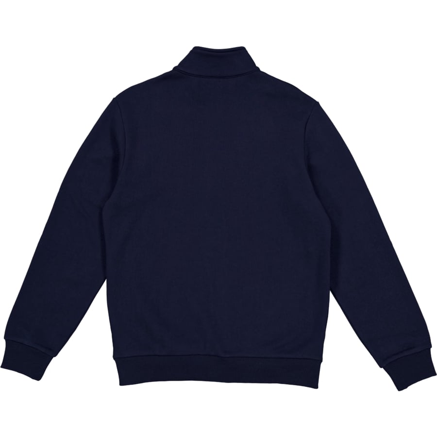 Lacoste Zip-up Sweatshirt Navy Blue