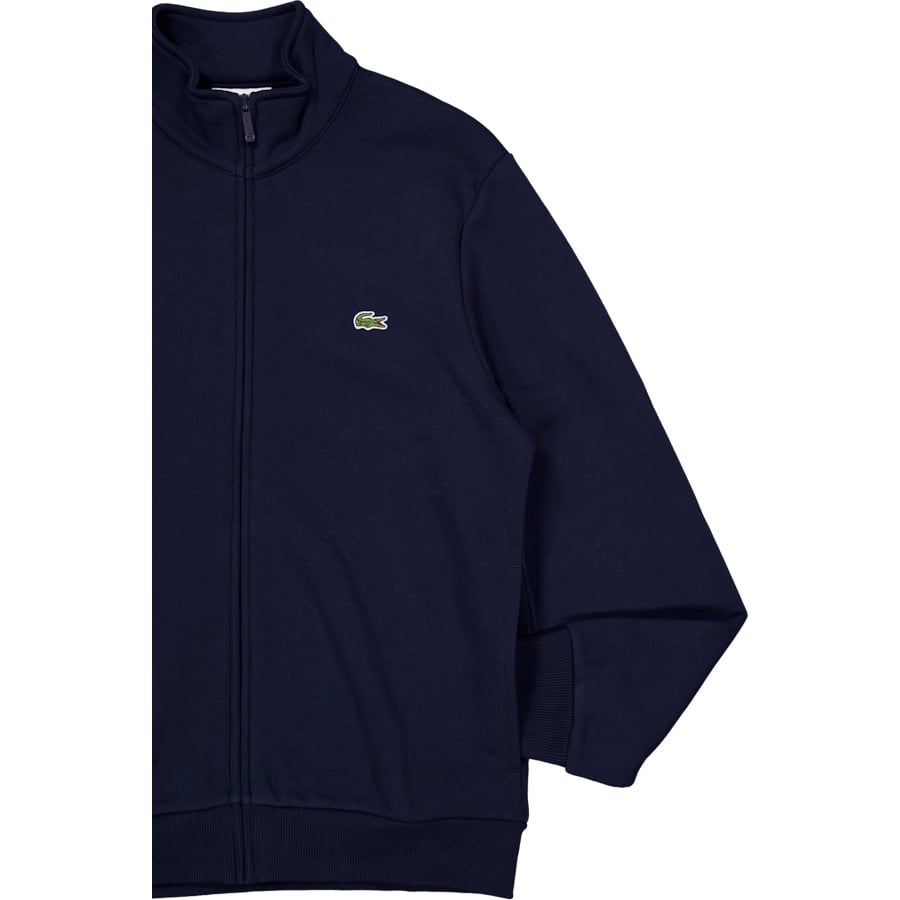 Lacoste Zip-up Sweatshirt Navy Blue