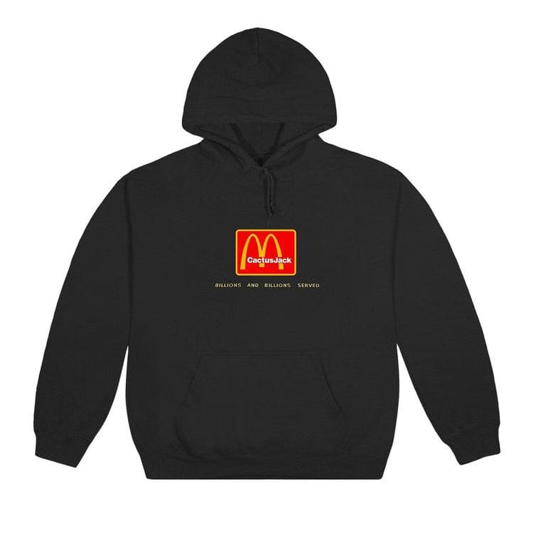 Cactus Jack by Travis Scott x McDonald's Billions Served Hoodie Black