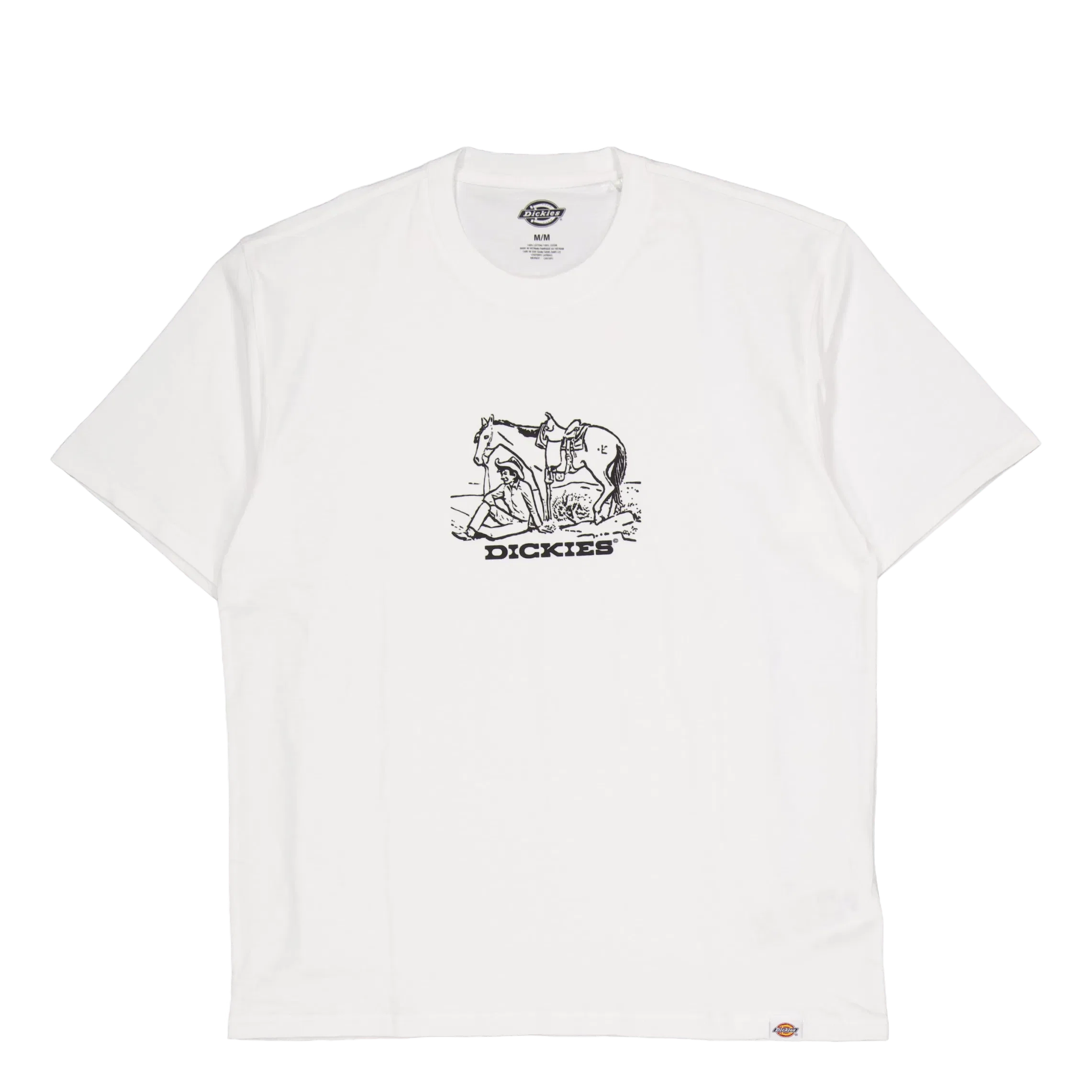 DICKIES Companion Center Logo Ss Tee W White