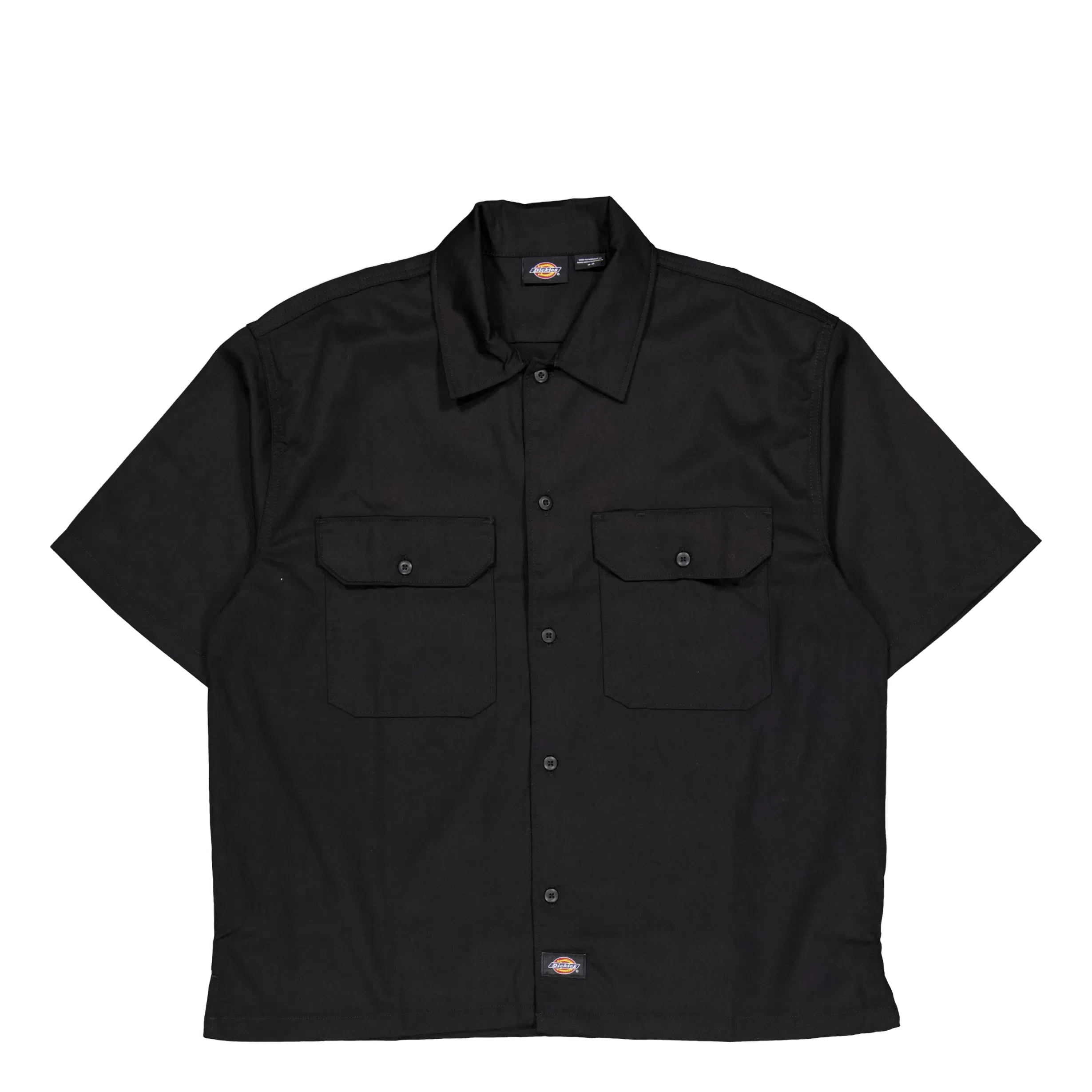 DICKIES Unionville Gd Work Shirt Ss Bl Black