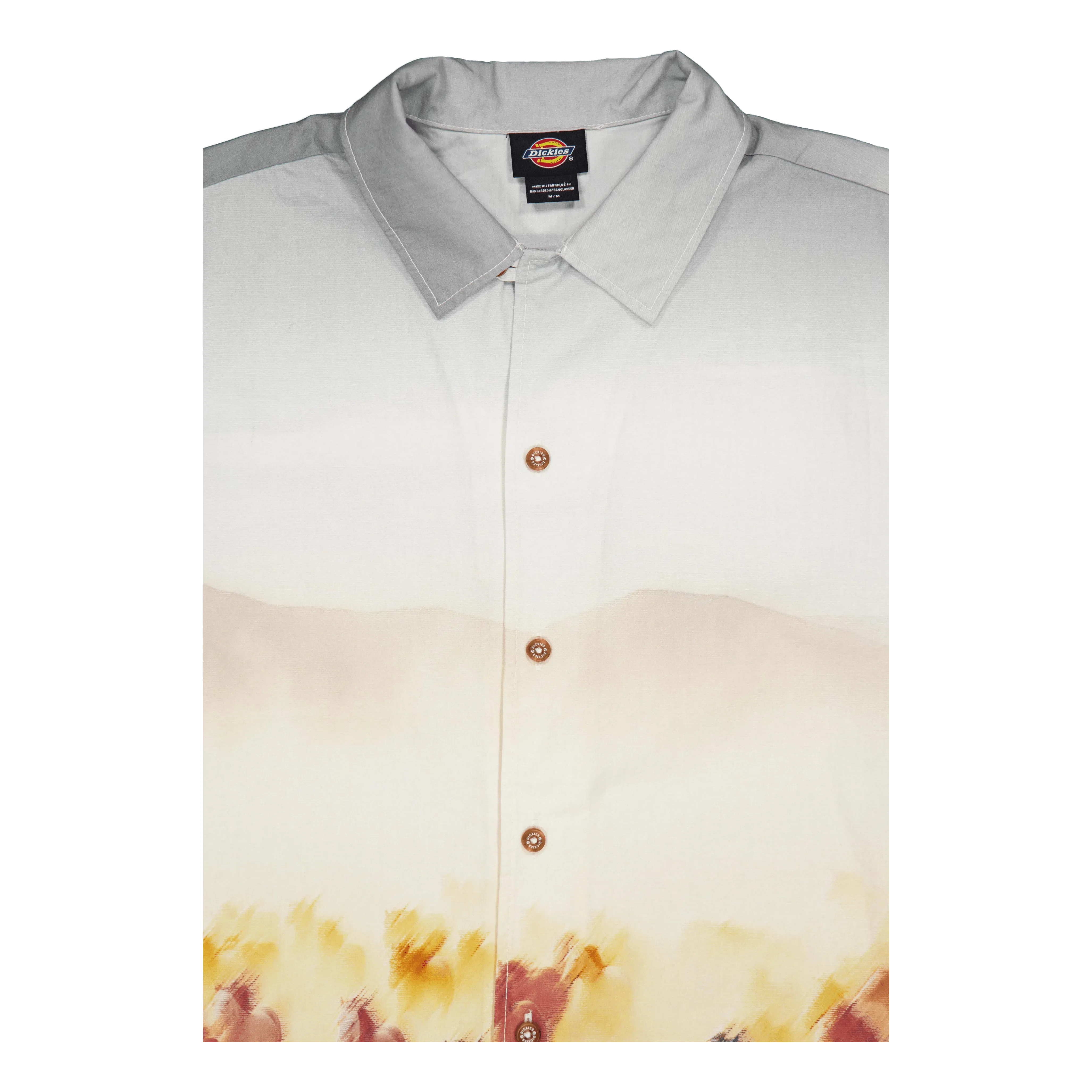 DICKIES Running Wild Shirt Ss Oak Buff Oak Buff