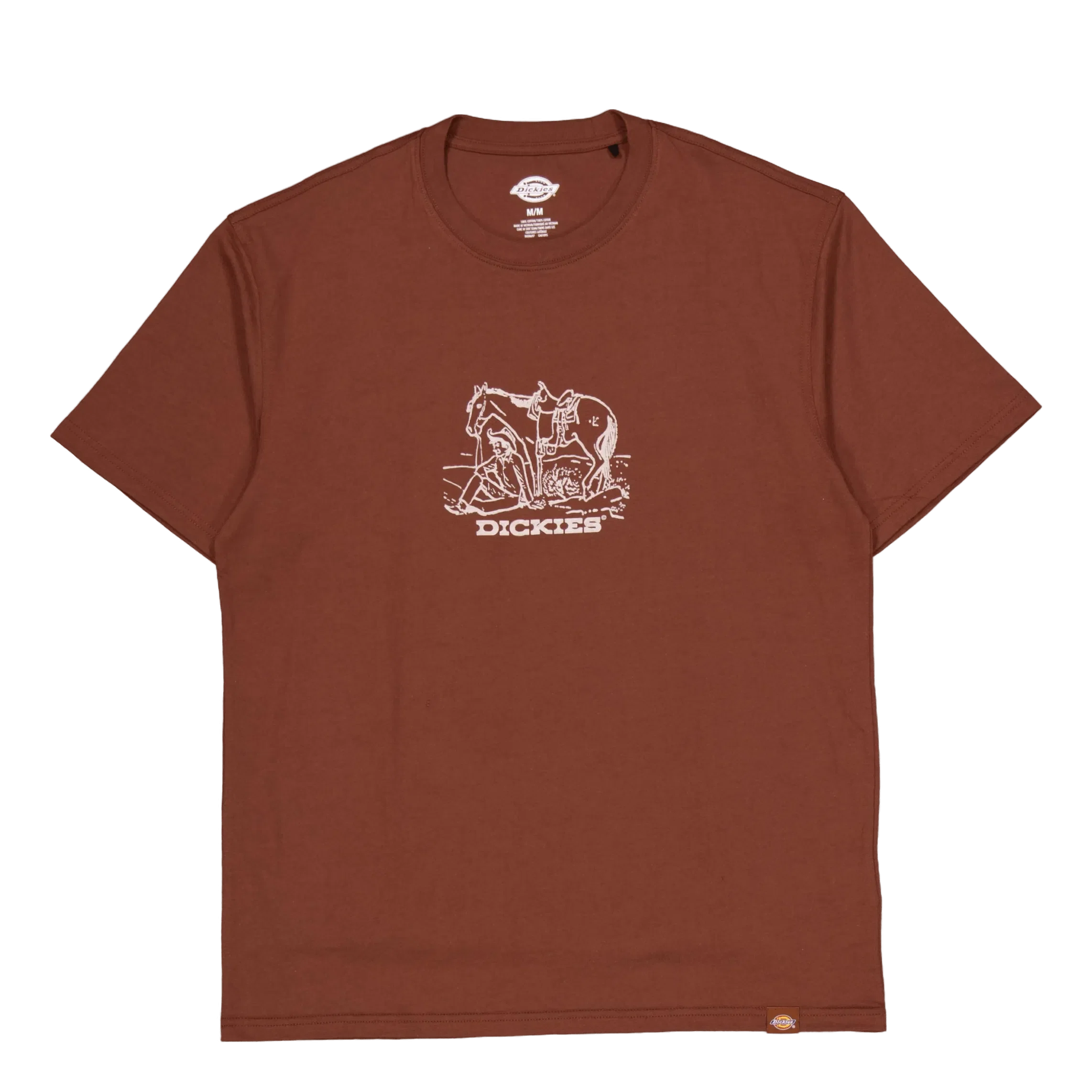 DICKIES Companion Center Logo Ss Tee C Cappuccino