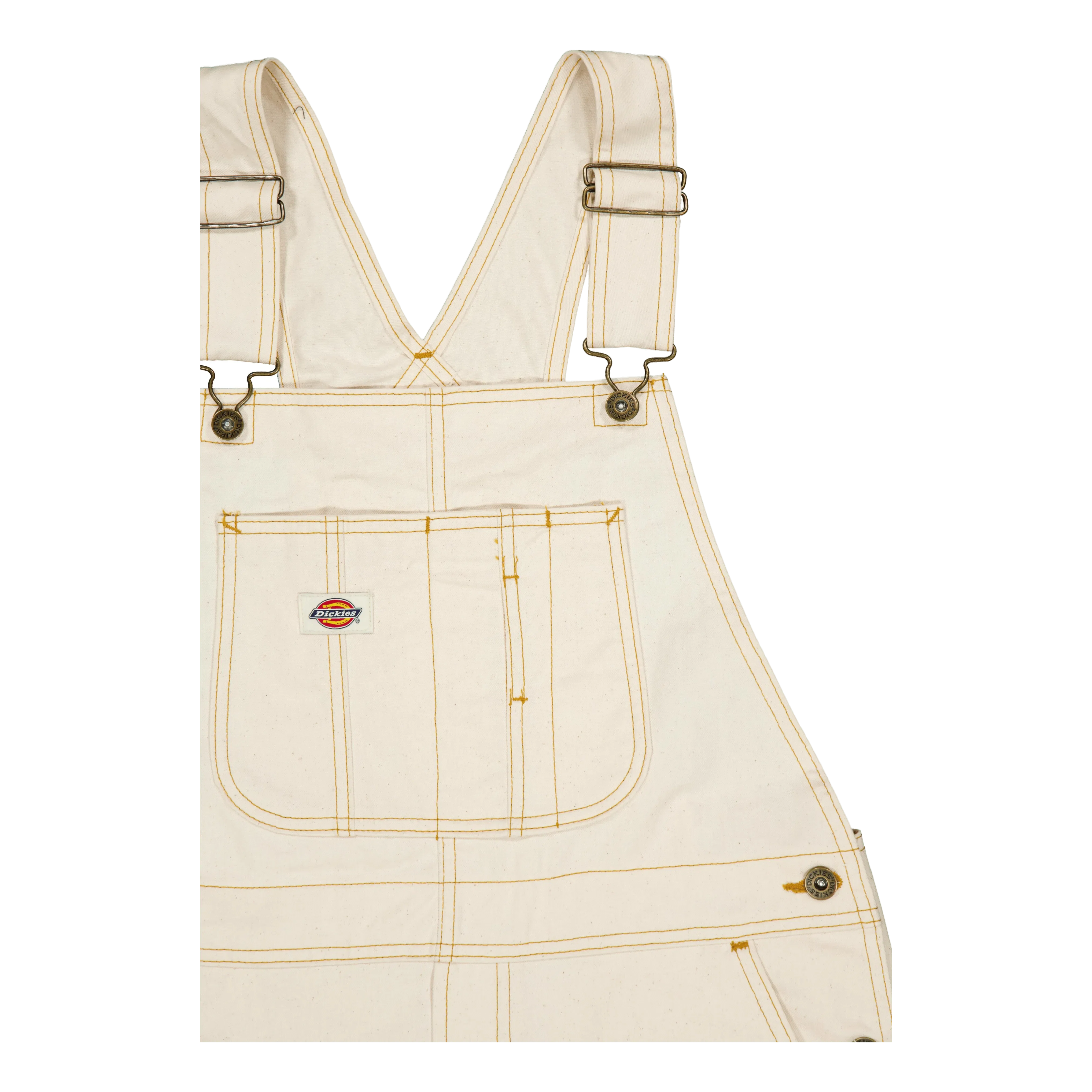 Dickies Bib Long Overall Dress Whitecap Gray