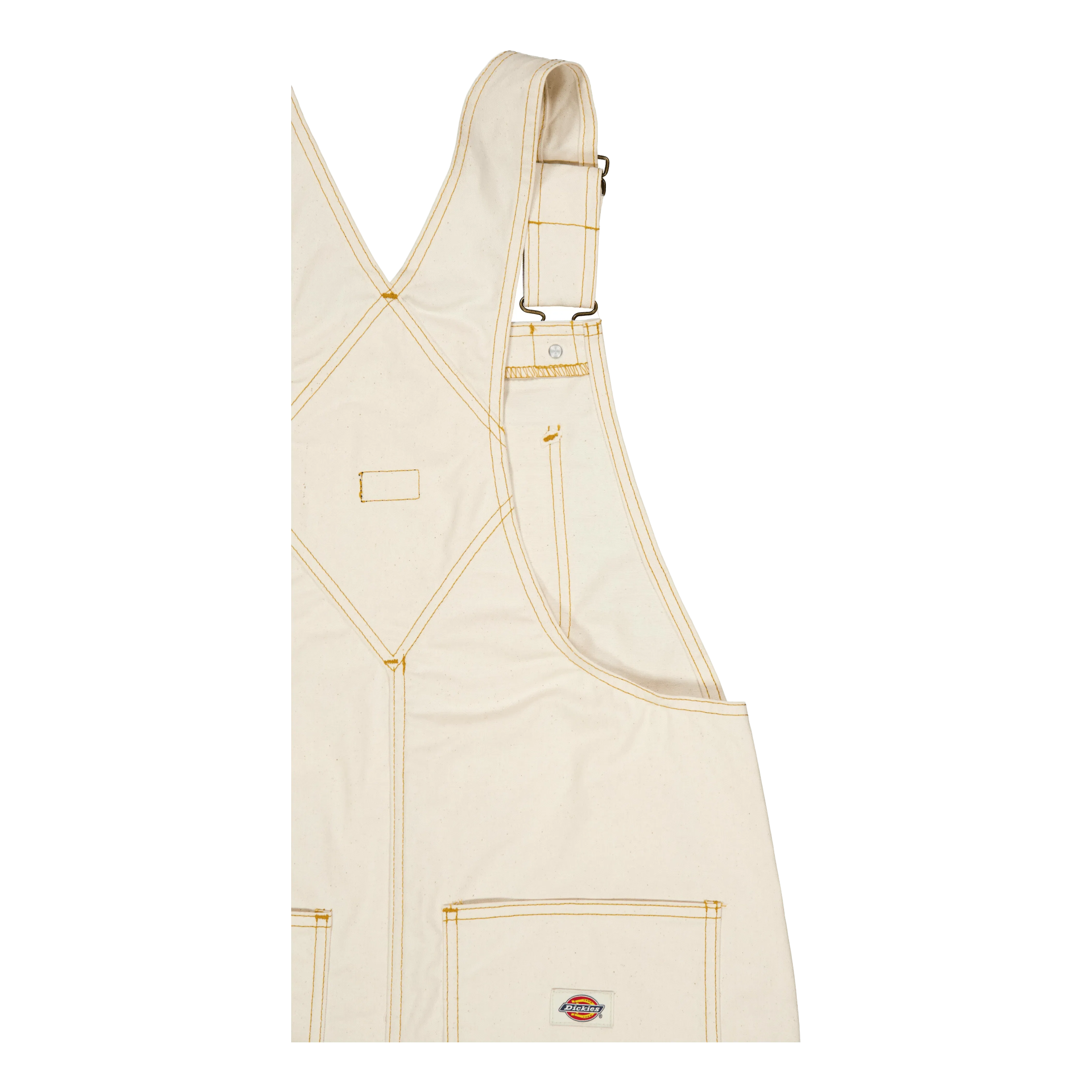 Dickies Bib Long Overall Dress Whitecap Gray