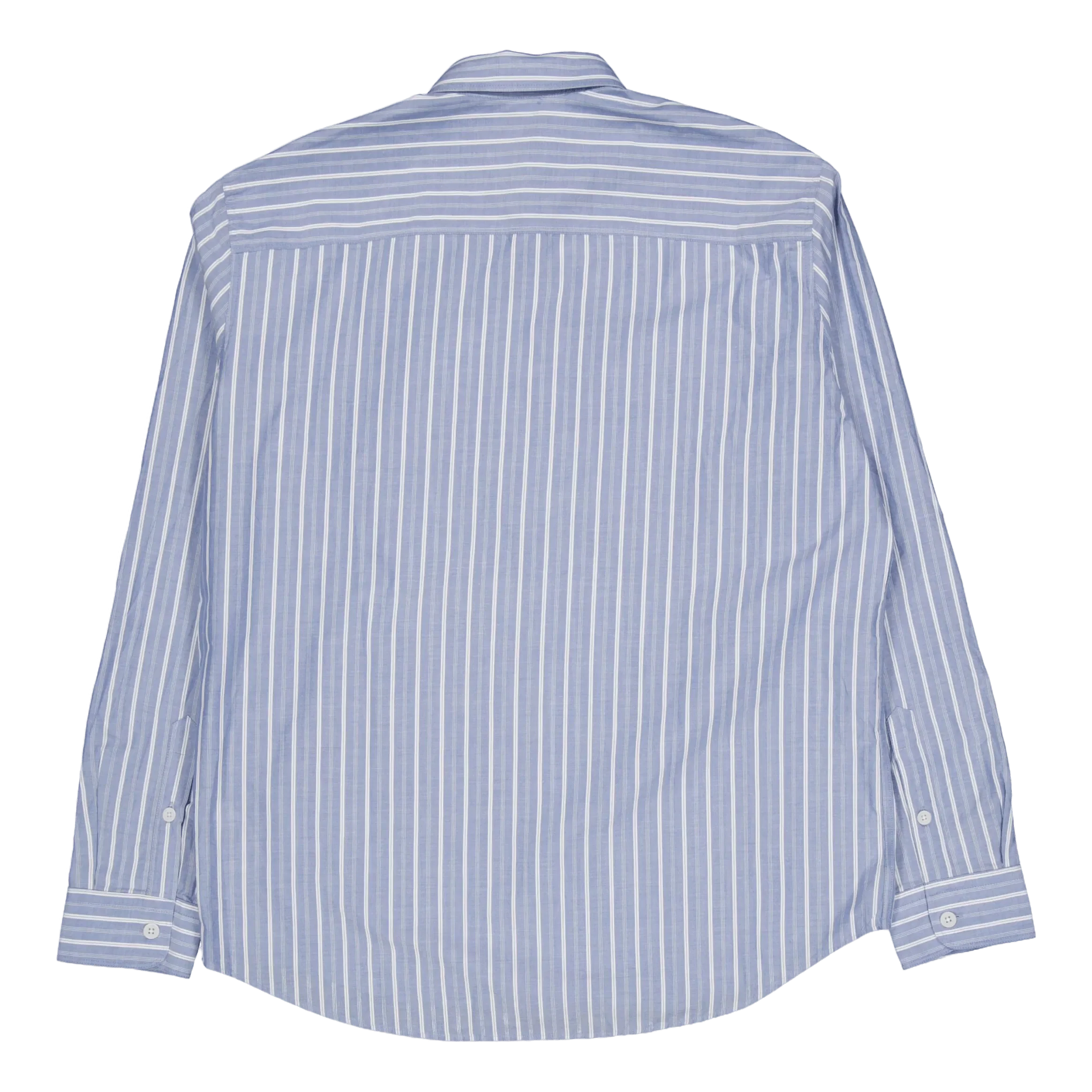 Wax London Rove Ls Shirt Blue