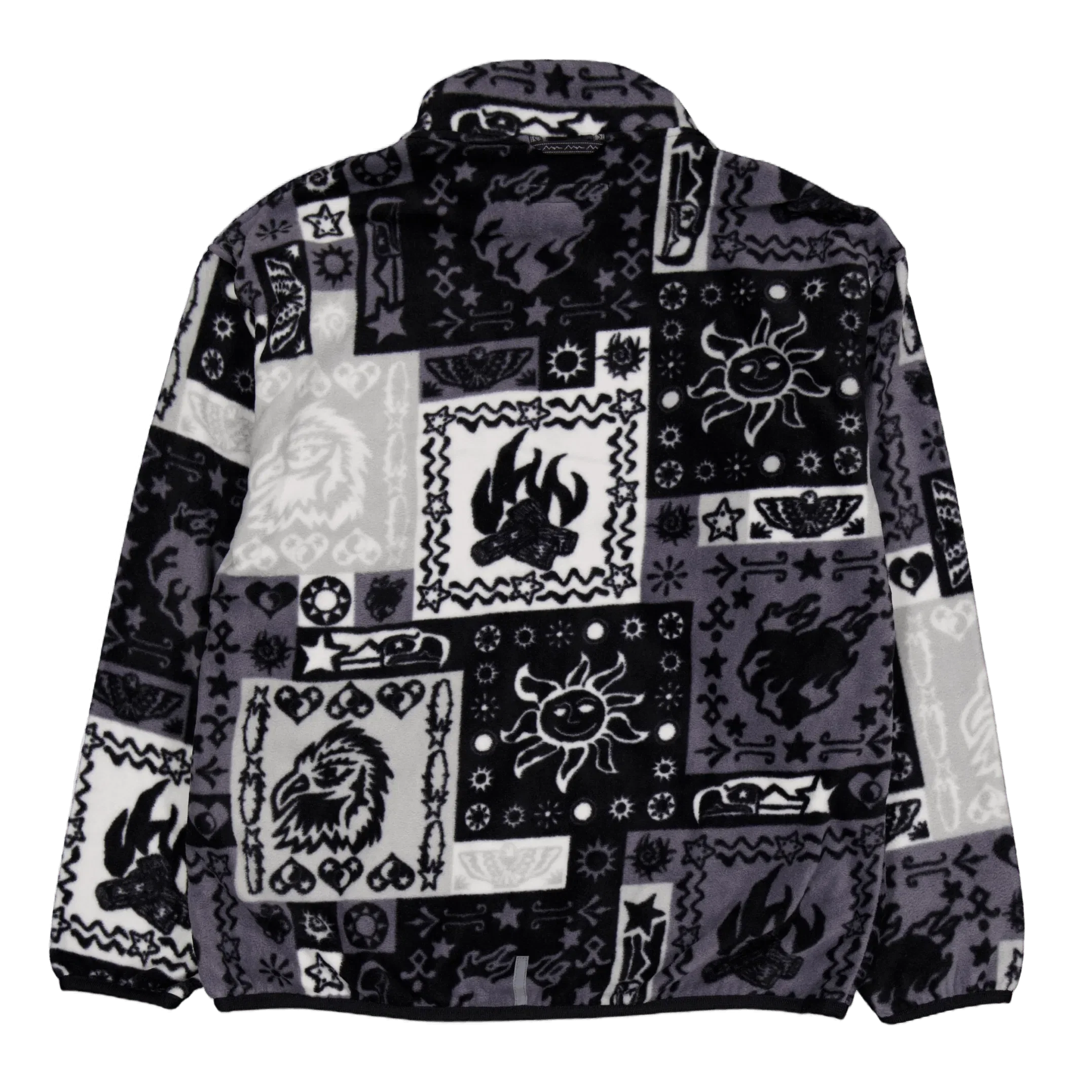 MANASTASH Bandana Fleece Jacket Black