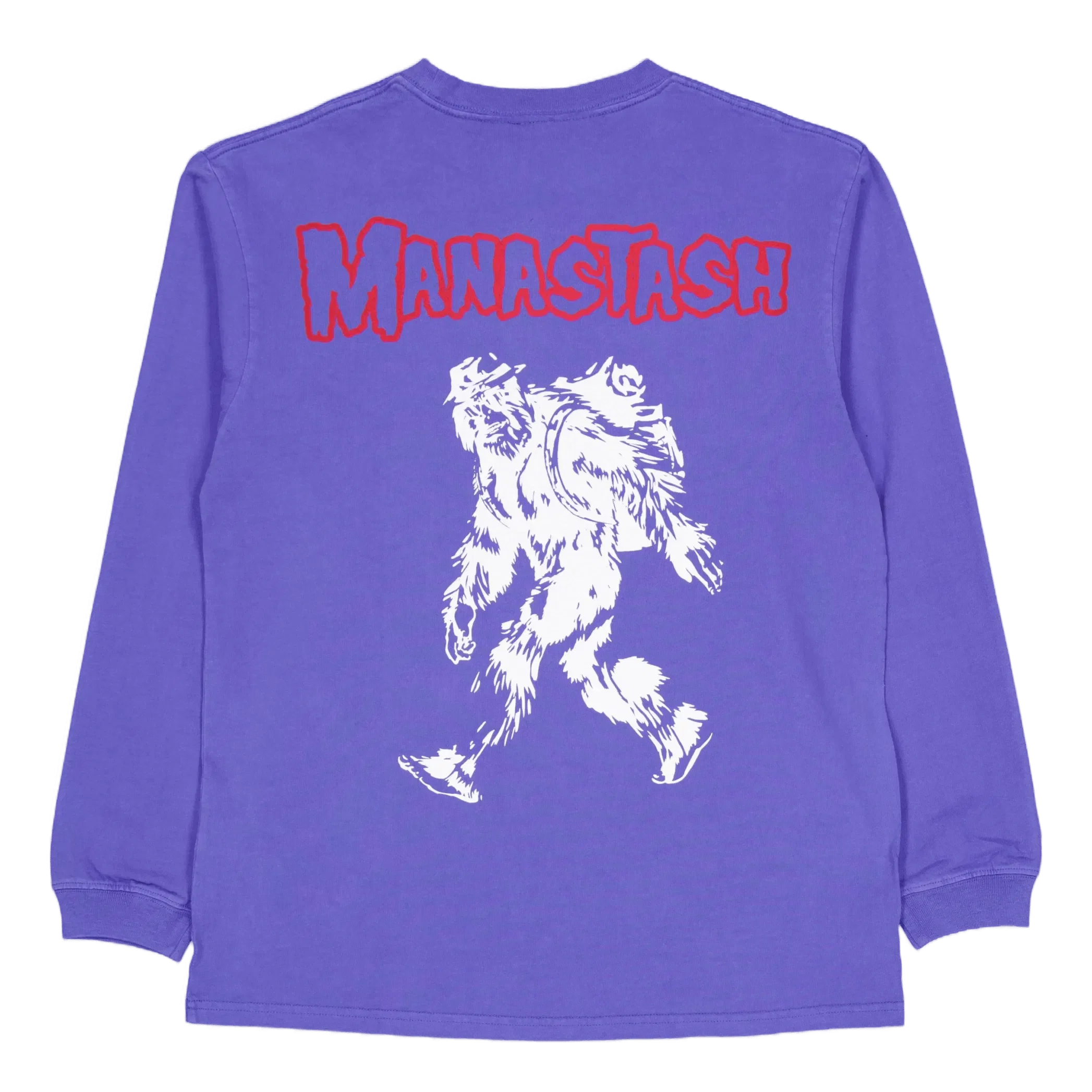 MANASTASH Pumice L/s Tee Big Foot Violet