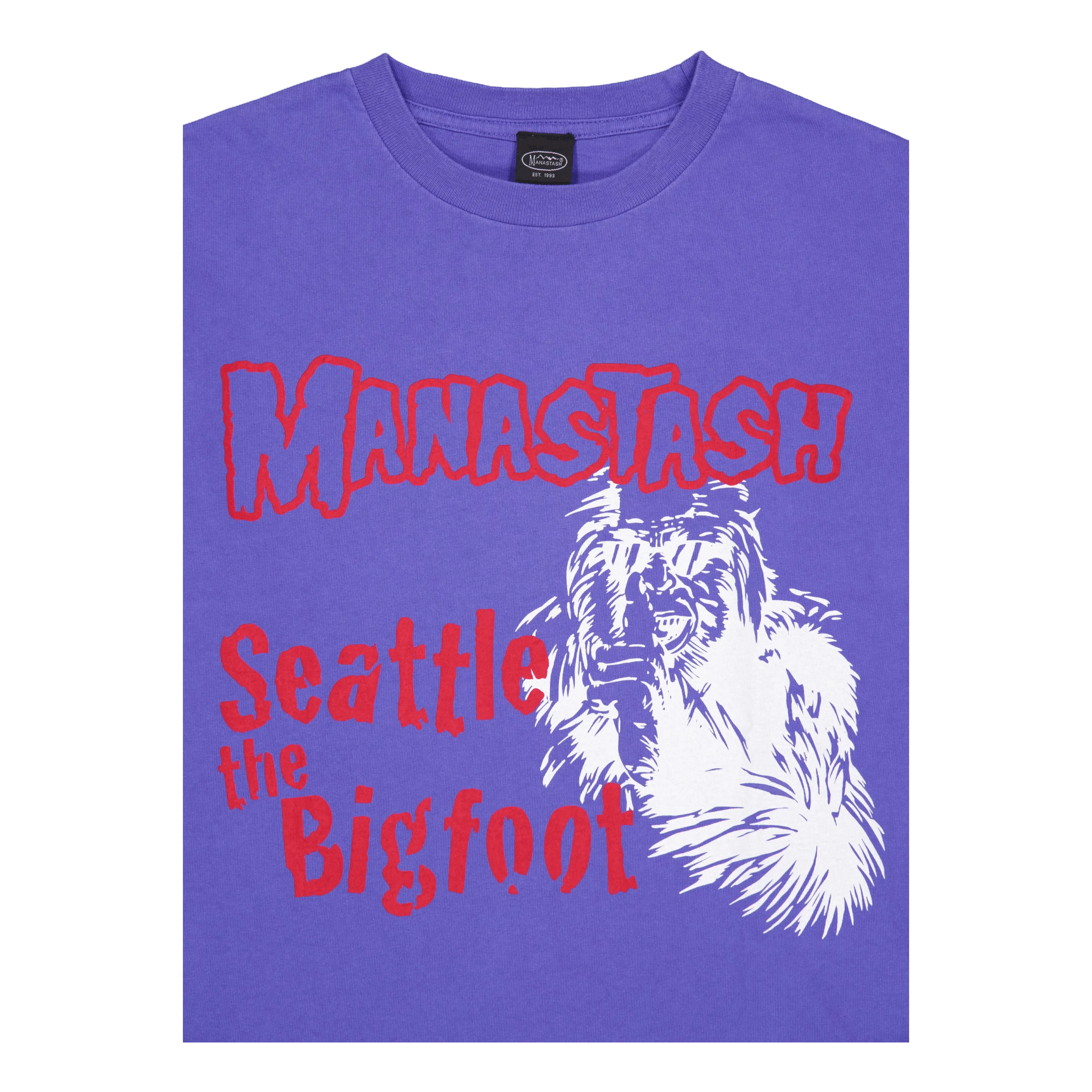 MANASTASH Pumice L/s Tee Big Foot Violet